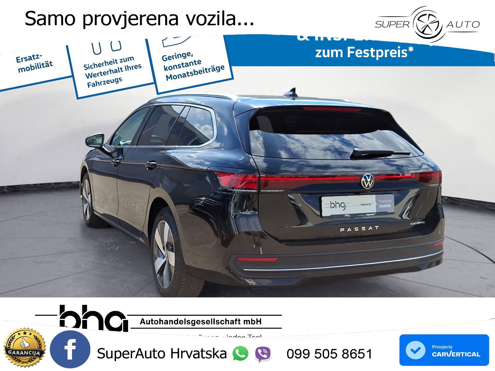 Volkswagen Passat Variant 1.5 TSI (204 KS) eHybrid DSG Business LED+GR SJED+ACC