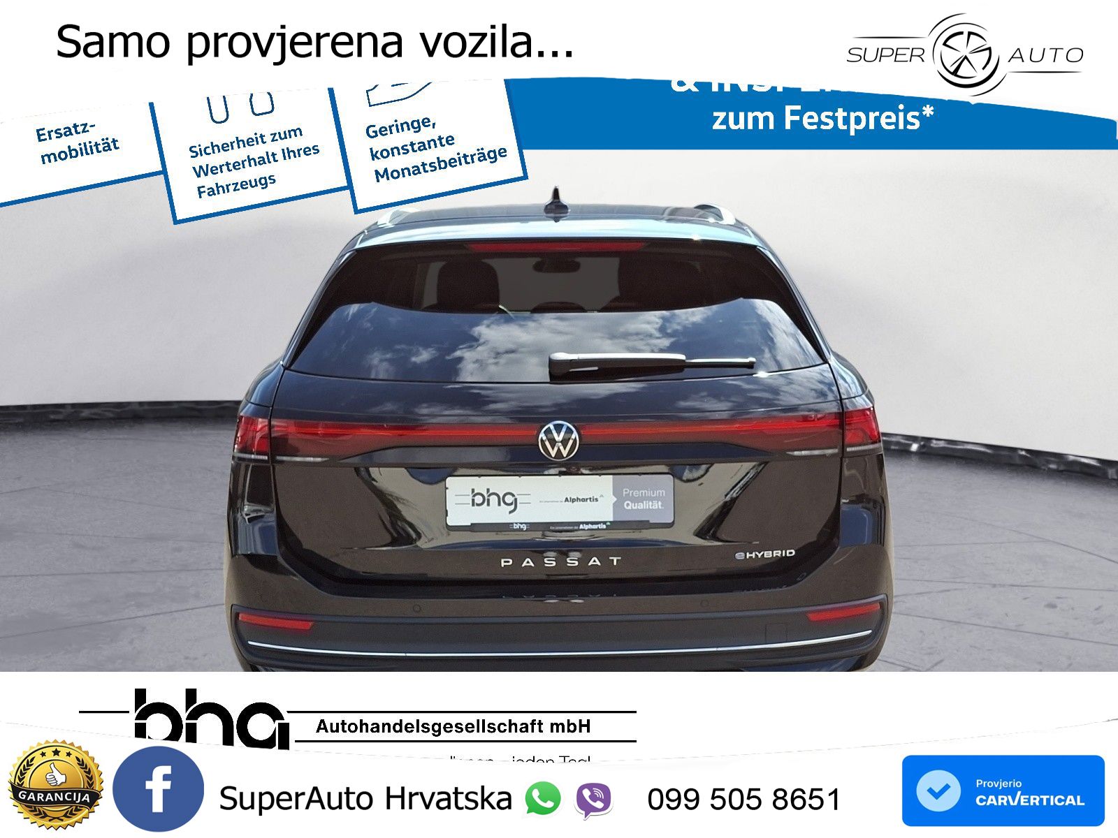 Volkswagen Passat Variant 1.5 TSI (204 KS) eHybrid DSG Business LED+GR SJED+ACC
