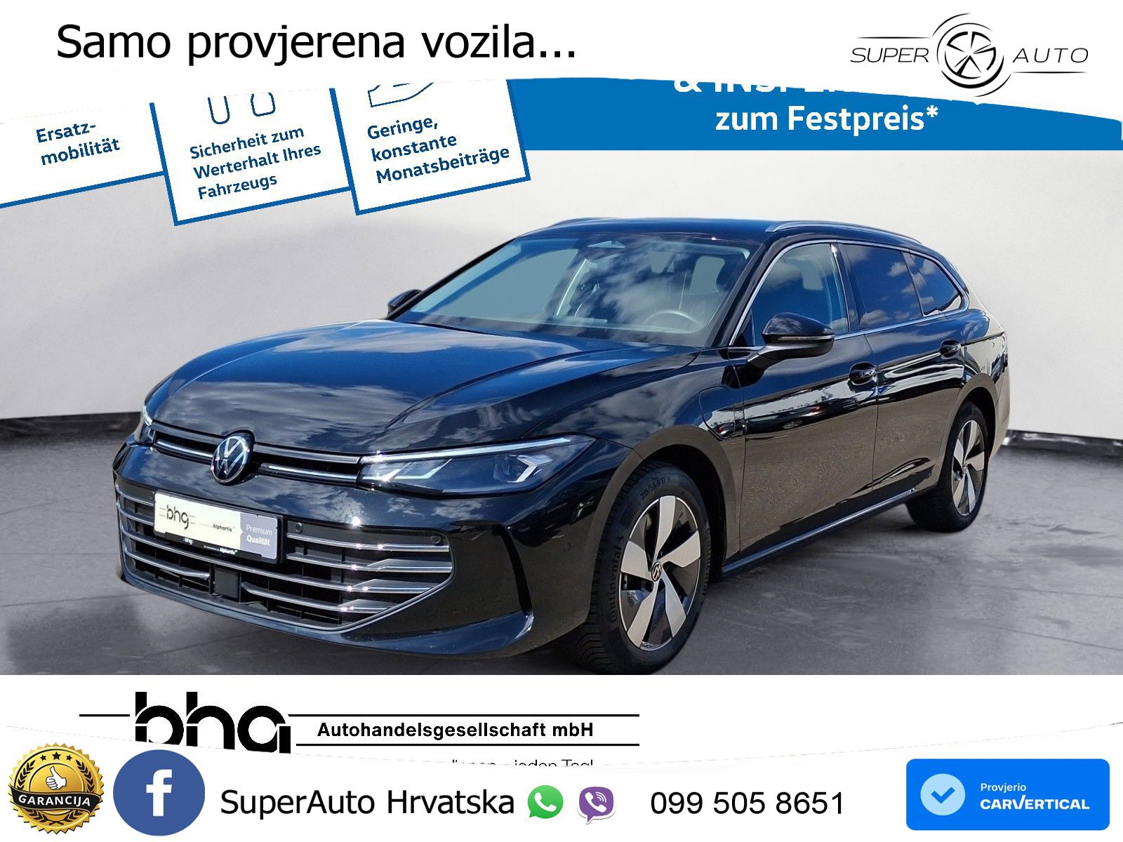 Volkswagen Passat Variant 1.5 TSI (204 KS) eHybrid DSG Business LED+GR SJED+ACC