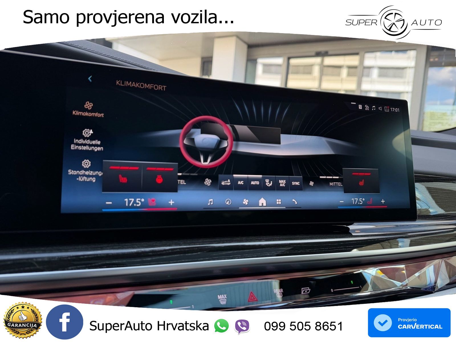 BMW 740d (299 KS) xDrive Steptronic ZRAČNI+ACC+GR SJED+KAM+PANO