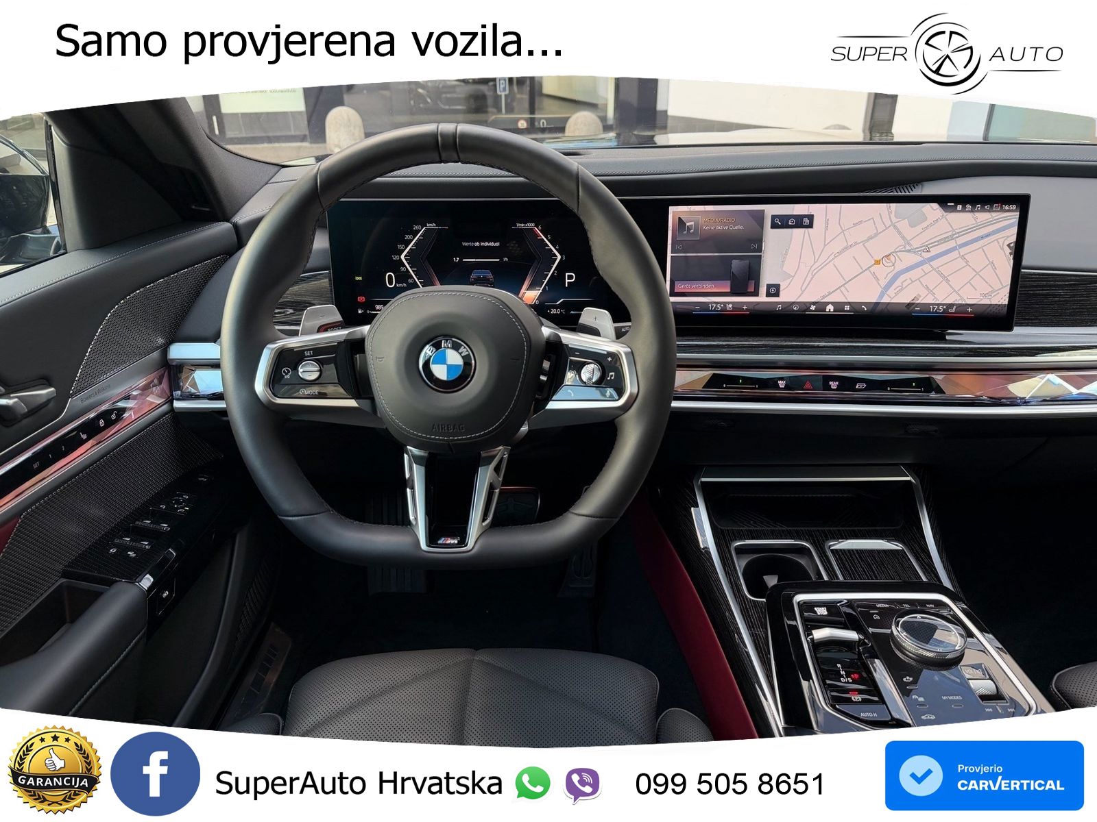BMW 740d (299 KS) xDrive Steptronic ZRAČNI+ACC+GR SJED+KAM+PANO