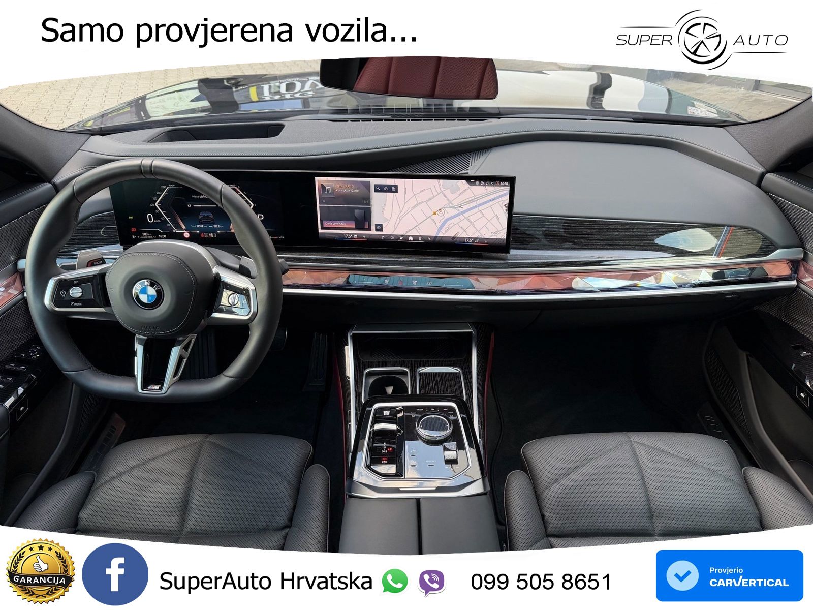 BMW 740d (299 KS) xDrive Steptronic ZRAČNI+ACC+GR SJED+KAM+PANO