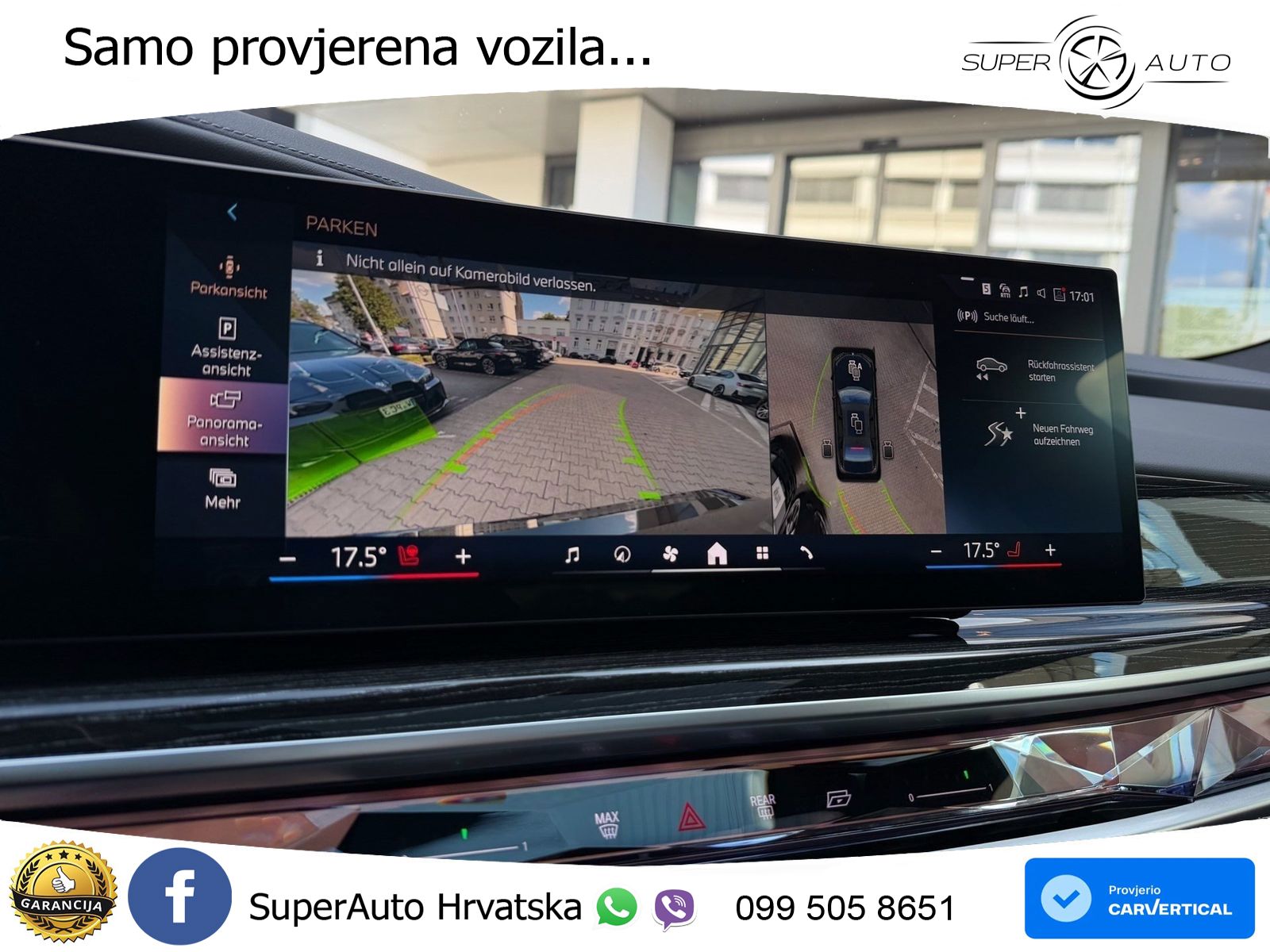 BMW 740d (299 KS) xDrive Steptronic ZRAČNI+ACC+GR SJED+KAM+PANO
