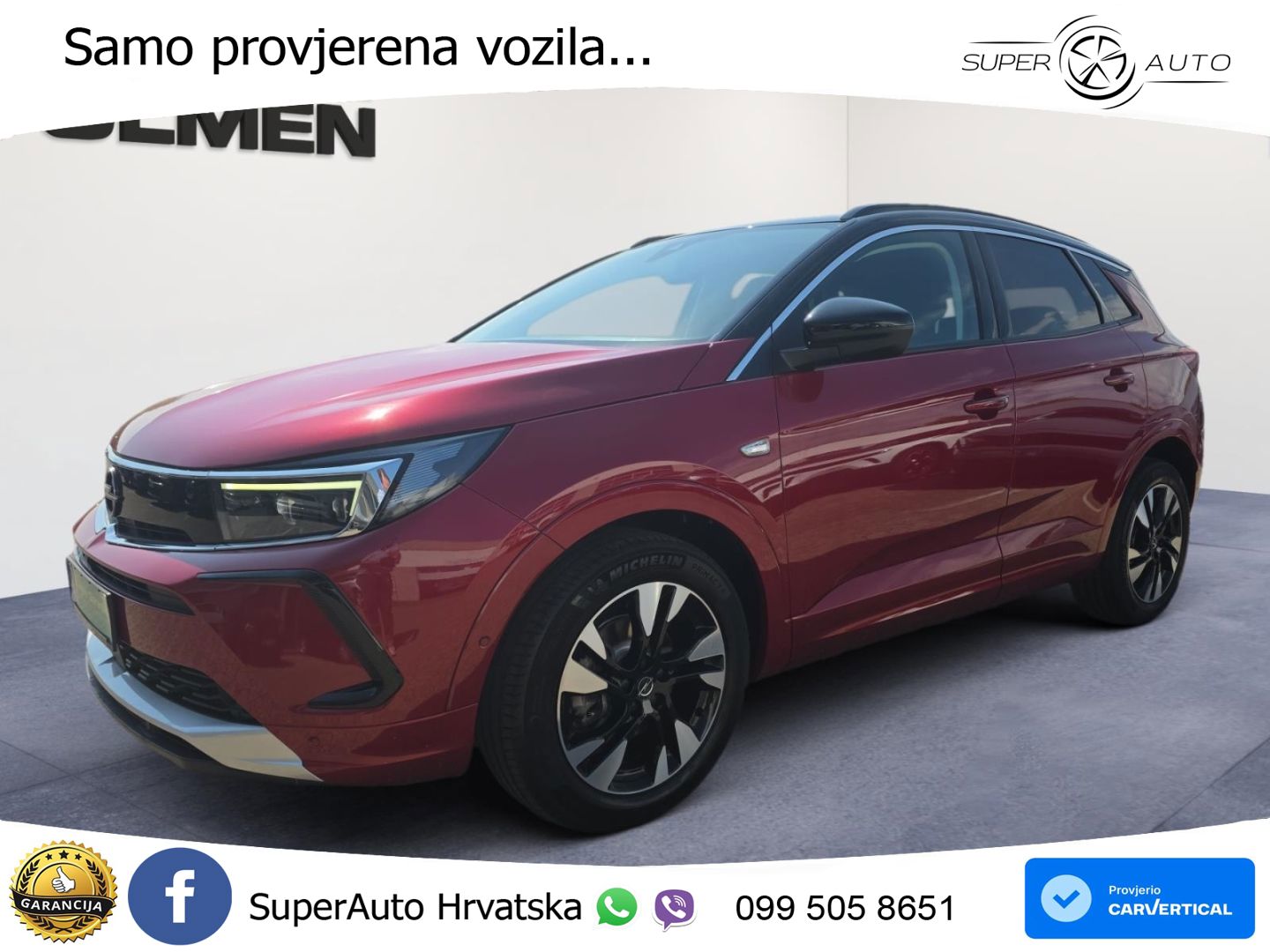 Opel Grandland 1.2i Turbo (130 KS) Automatic Elegance LED+GR SJED+ACC