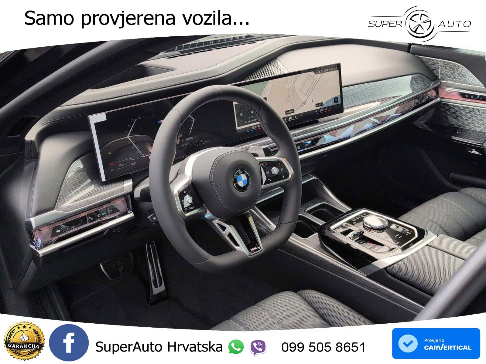 BMW 740d (299 KS) xDrive Steptronic ZRAČNI+ACC+GR SJED+KAM+PANO