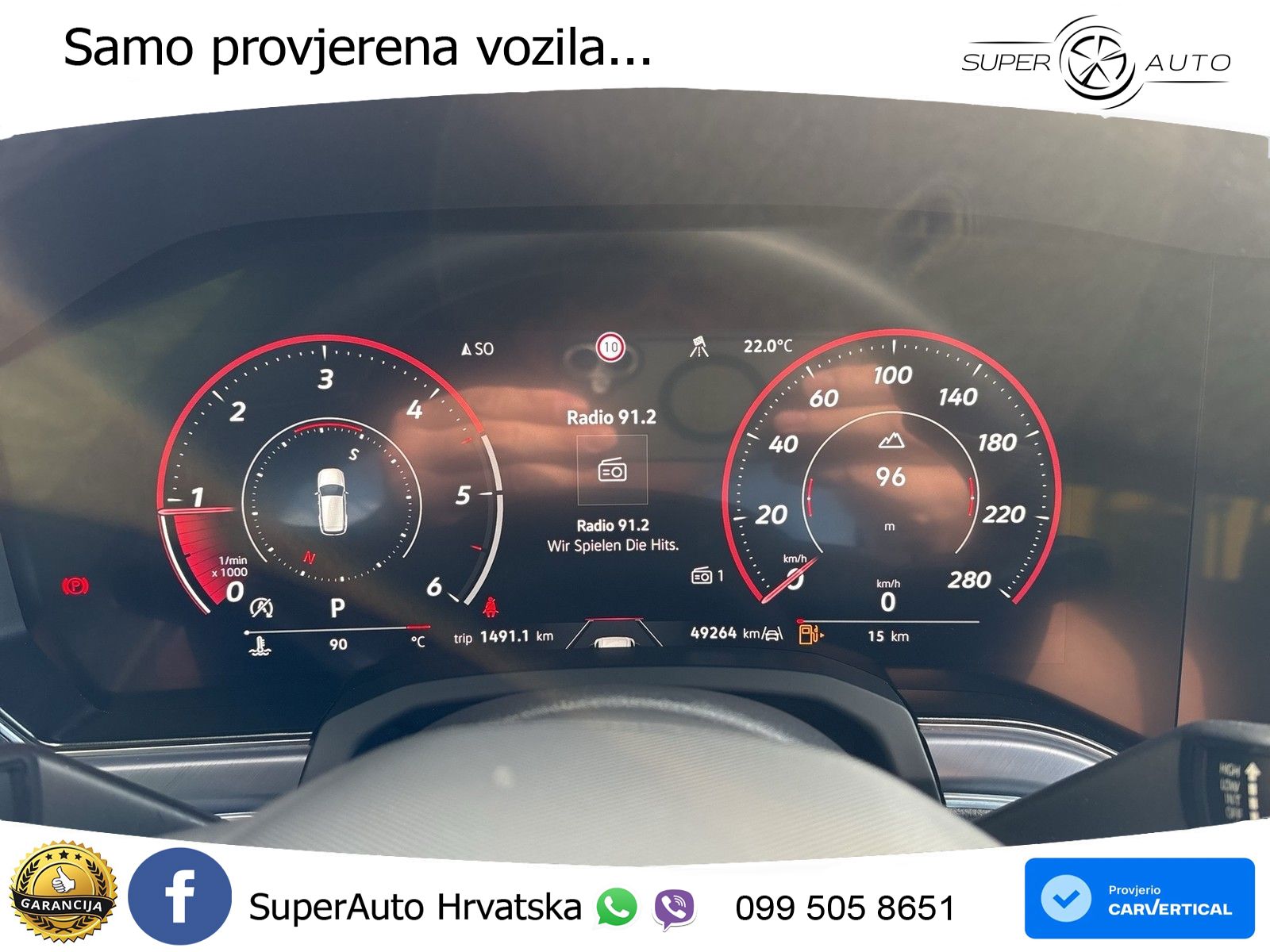 Volkswagen Touareg 3.0 V6 TDI (286 KS) 4MOTION Tiptronic R-Line ZRAČNI+ACC+GR SJED+KAM+PANO