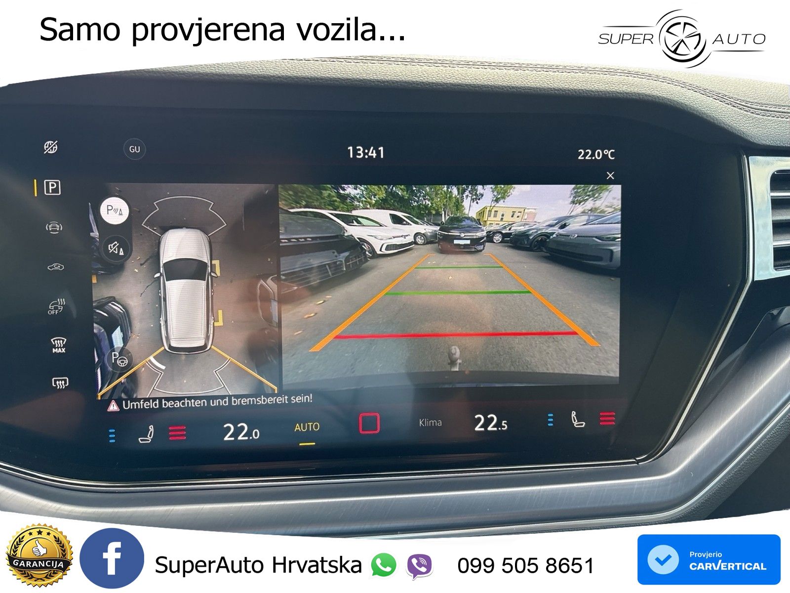Volkswagen Touareg 3.0 V6 TDI (286 KS) 4MOTION Tiptronic R-Line ZRAČNI+ACC+GR SJED+KAM+PANO