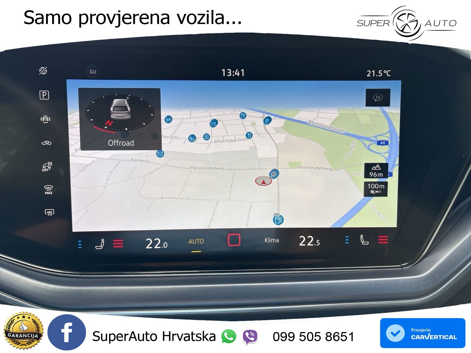 Volkswagen Touareg 3.0 V6 TDI (286 KS) 4MOTION Tiptronic R-Line ZRAČNI+ACC+GR SJED+KAM+PANO