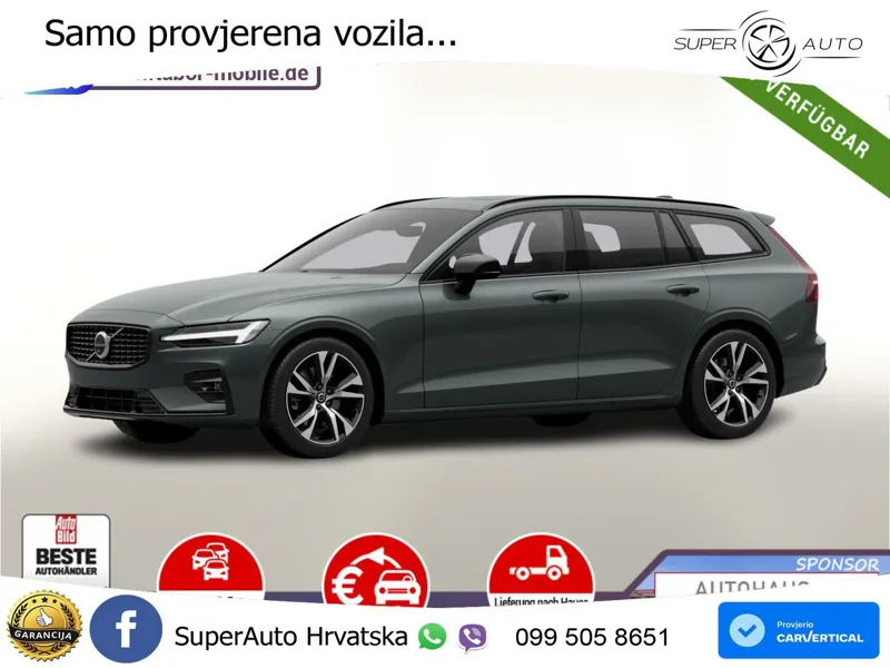 Volvo V60 2.0 B4 Benzin DCT LED+GR SJED+ACC