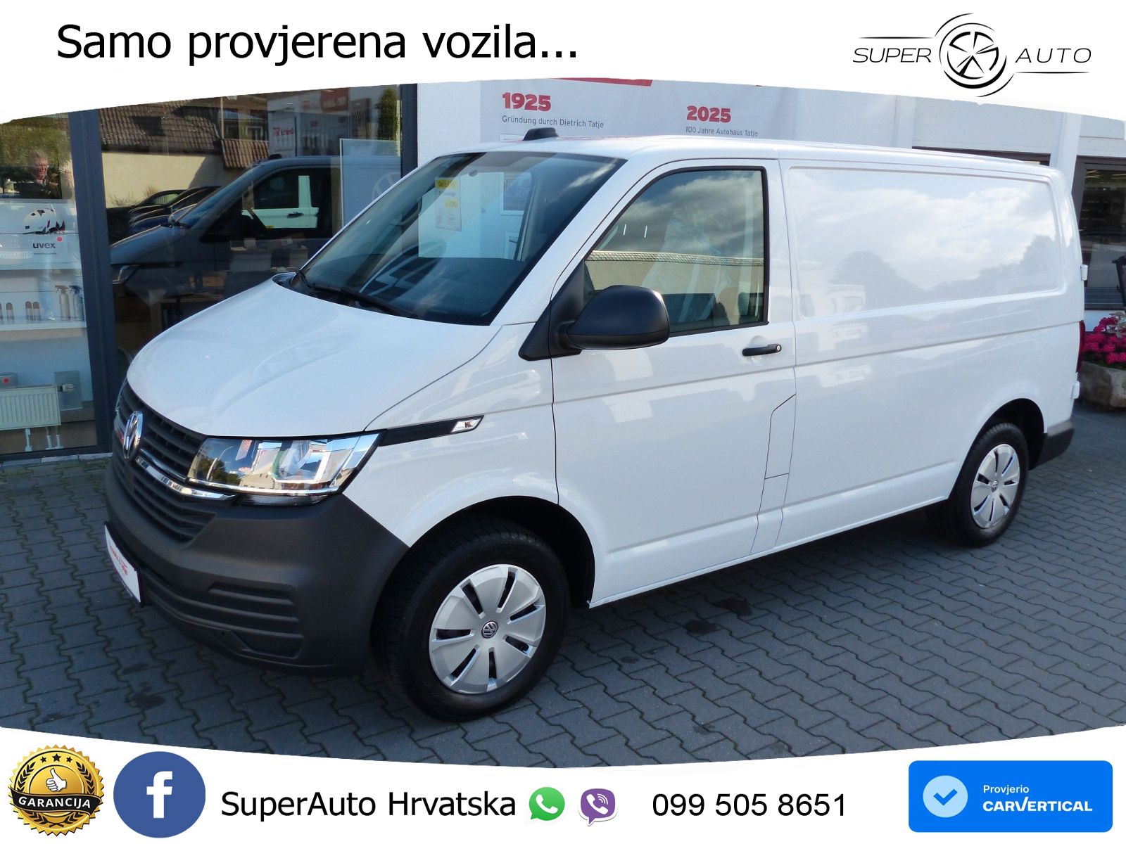 Volkswagen T6.1 Transporter Kasten 1.0 TDI, Klima,Hecktüren 110 KS