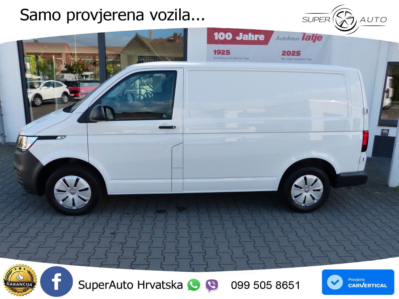 Volkswagen T6.1 Transporter Kasten 1.0 TDI, Klima,Hecktüren 110 KS