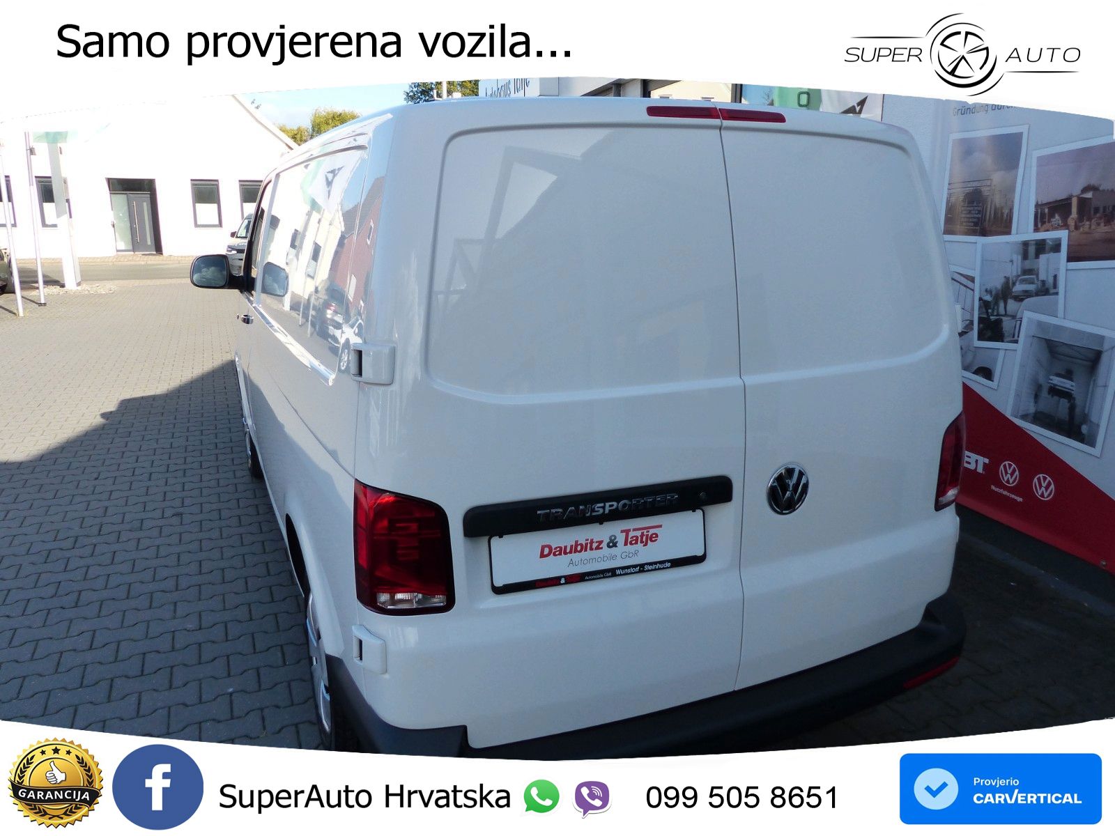 Volkswagen T6.1 Transporter Kasten 1.0 TDI, Klima,Hecktüren 110 KS