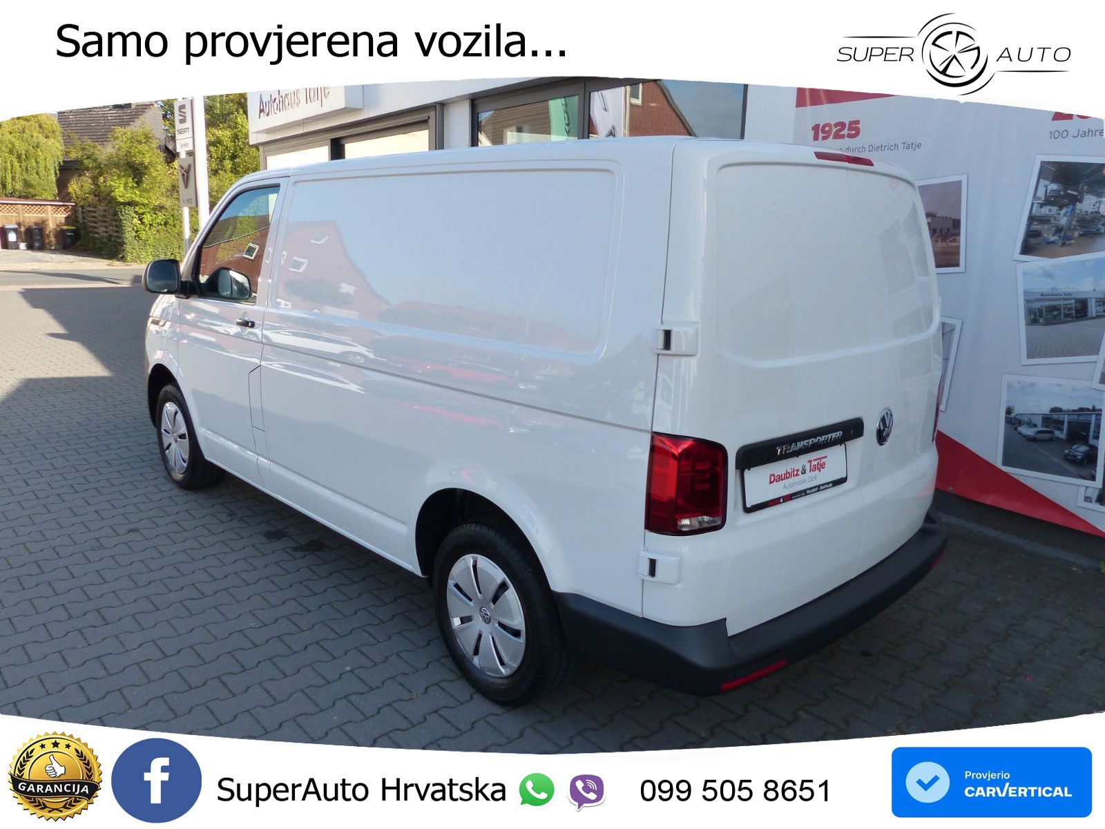 Volkswagen T6.1 Transporter Kasten 1.0 TDI, Klima,Hecktüren 110 KS