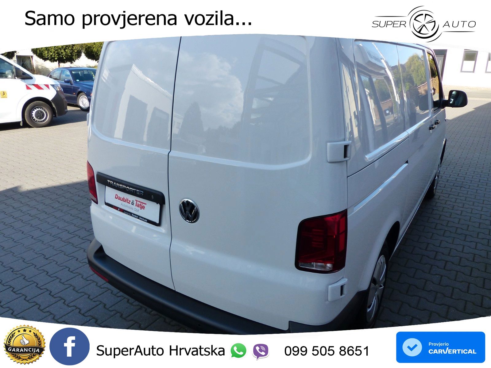 Volkswagen T6.1 Transporter Kasten 1.0 TDI, Klima,Hecktüren 110 KS