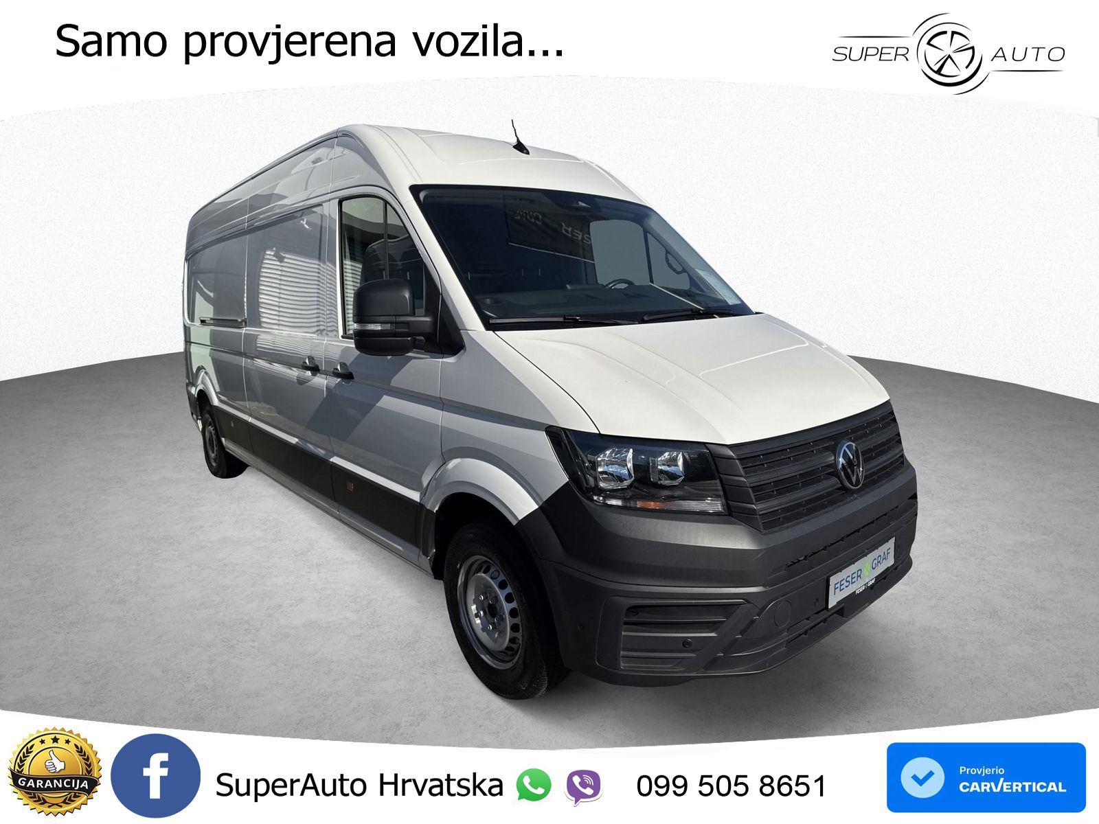 Volkswagen Crafter Kasten 35 2.0TDI LR Automatik Klima Kame 140 KS