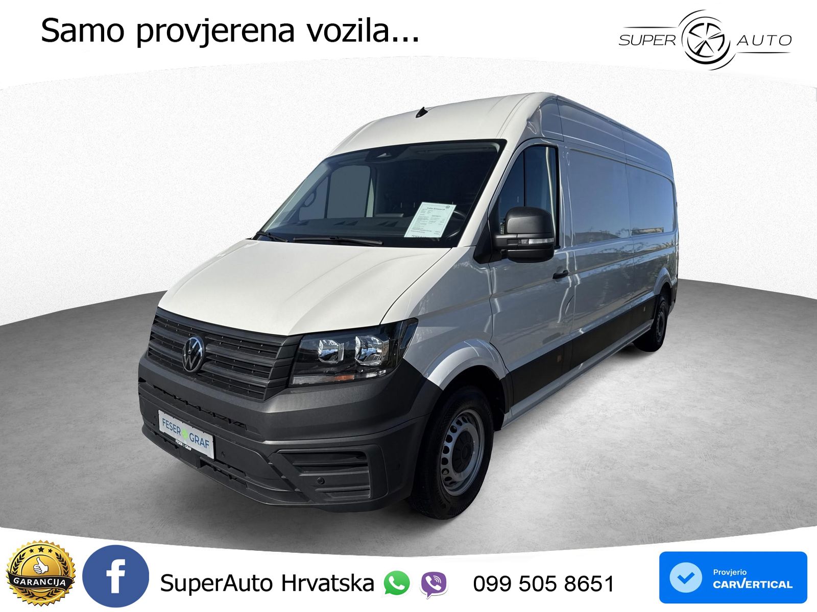 Volkswagen Crafter Kasten 35 2.0TDI LR Automatik Klima Kame 140 KS