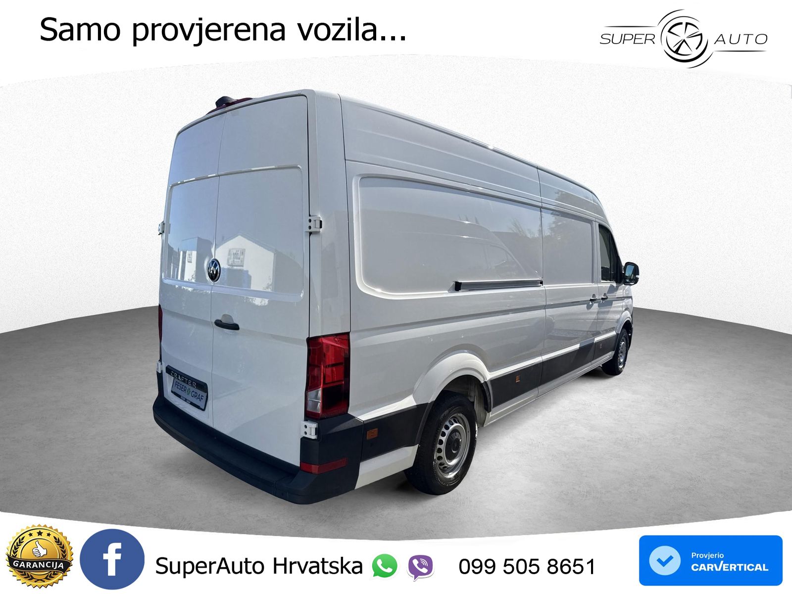 Volkswagen Crafter Kasten 35 2.0TDI LR Automatik Klima Kame 140 KS