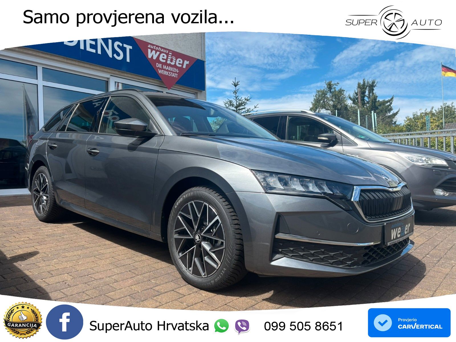 Škoda Octavia Combi 1.5 TSI (150 KS) DSG LED+GR SJED+ACC