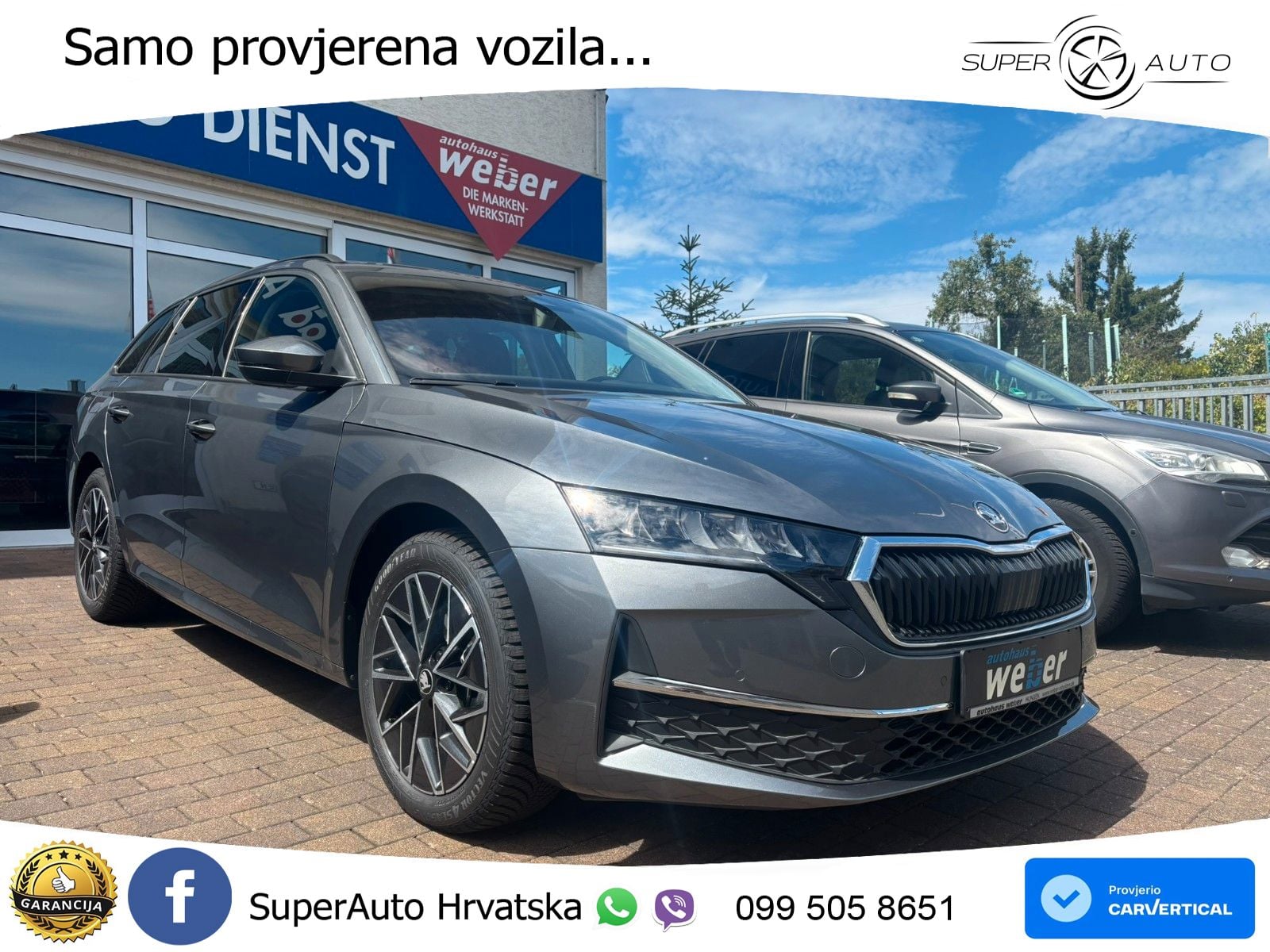Škoda Octavia Combi 1.5 TSI (150 KS) DSG LED+GR SJED+ACC
