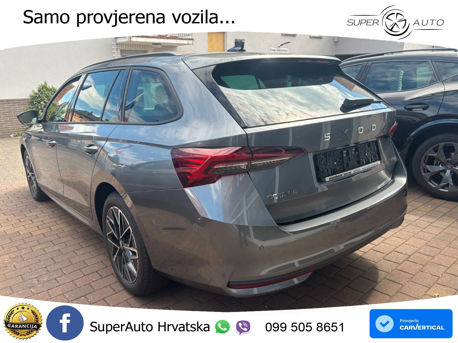 Škoda Octavia Combi 1.5 TSI (150 KS) DSG LED+GR SJED+ACC