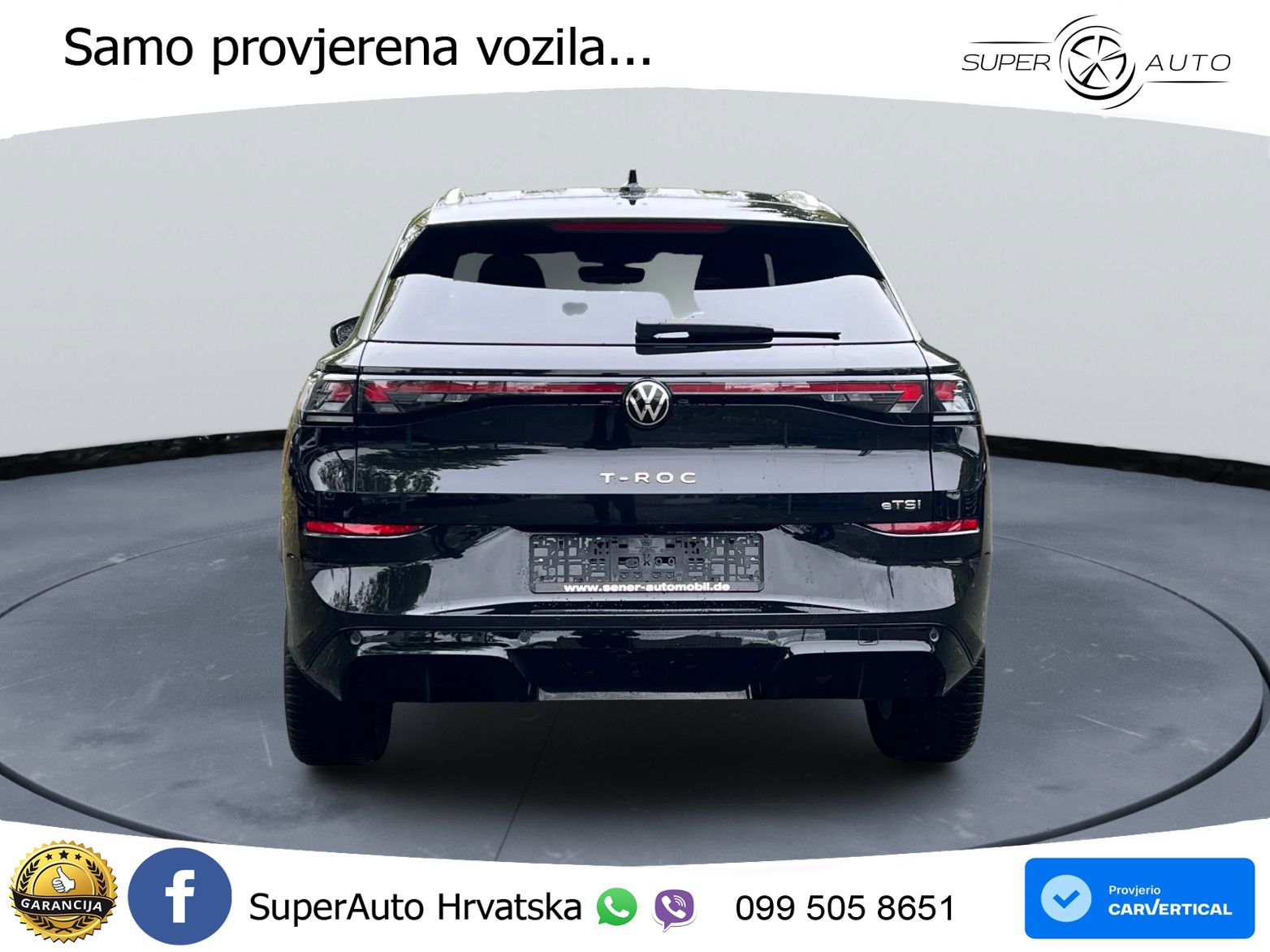 Volkswagen T-Roc 1.5 eTSI (150 KS)  DSG R-Line LED+GR SJED+ACC