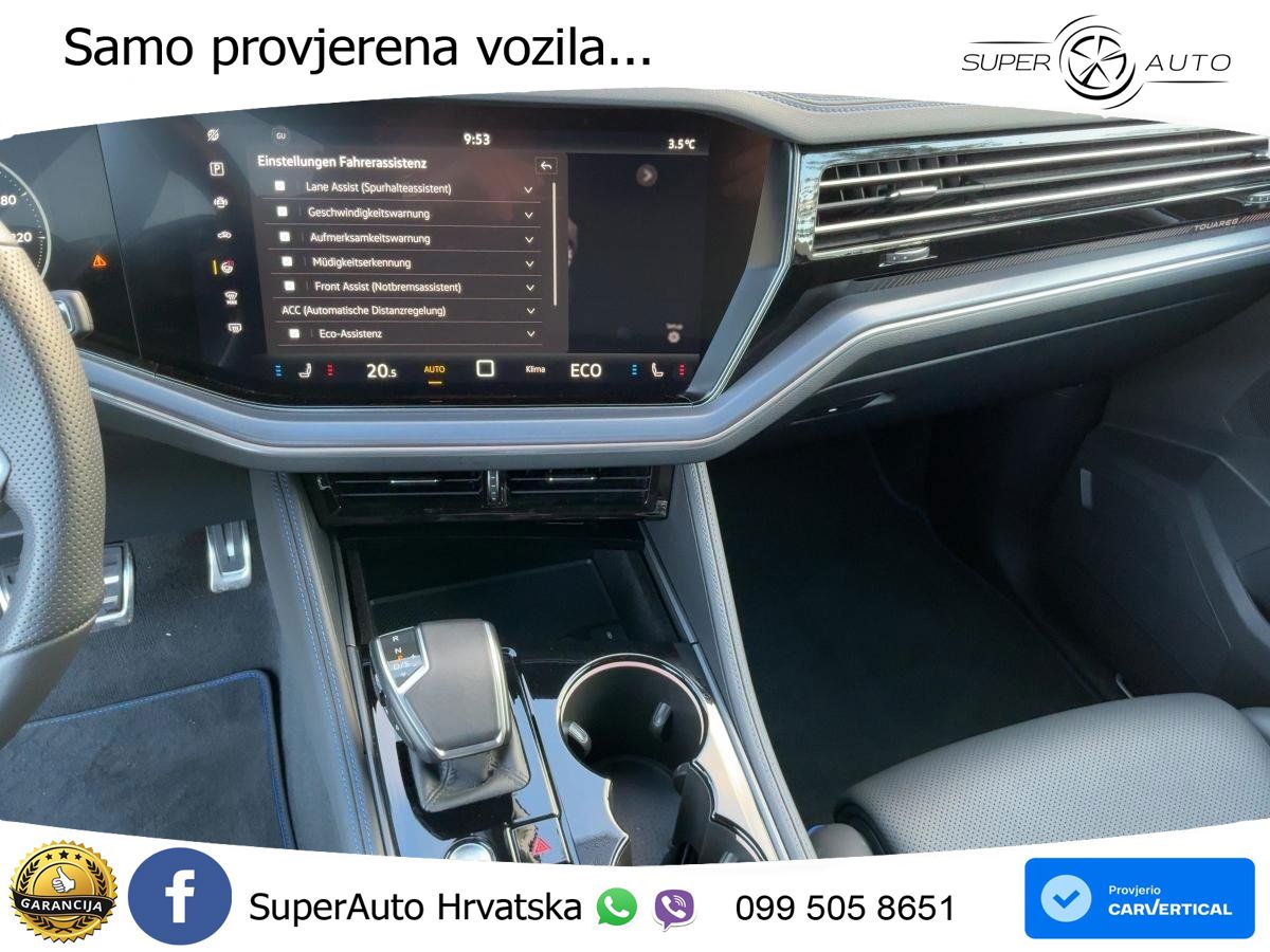 Volkswagen Touareg R 3.0 V6 TFSI (462 KS) 4MOTION Tiptronic ZRAČNI+ACC+GR SJED+KAM+PANO