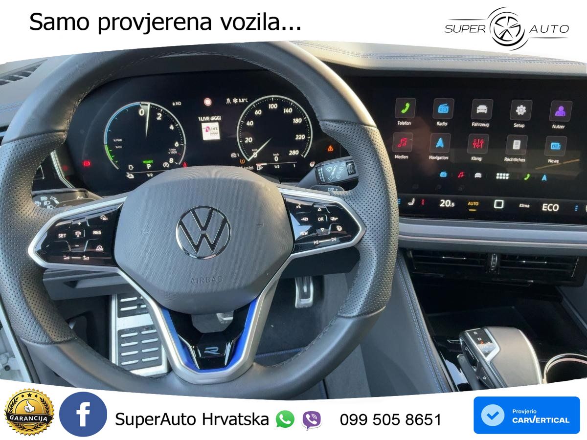 Volkswagen Touareg R 3.0 V6 TFSI (462 KS) 4MOTION Tiptronic ZRAČNI+ACC+GR SJED+KAM+PANO