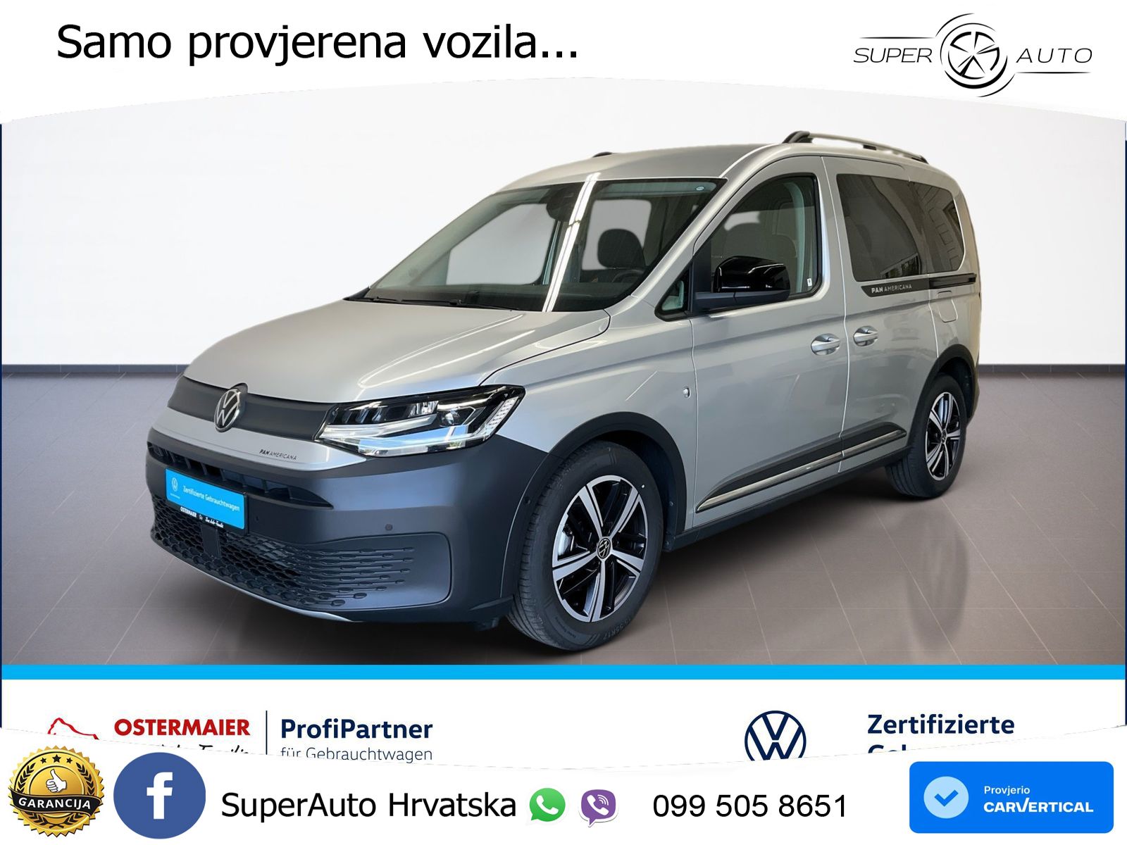 Volkswagen Caddy PANAMERICANA 115PS DSG.LED.AHK.SHZ.KAMERA 116 KS