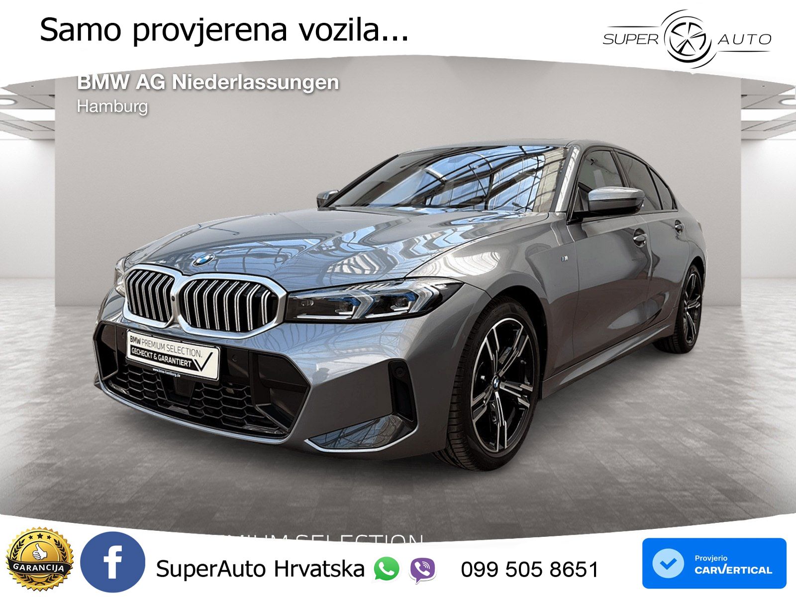 BMW 320d (190 KS) Steptronic M Sport LED+GR SJED+ACC