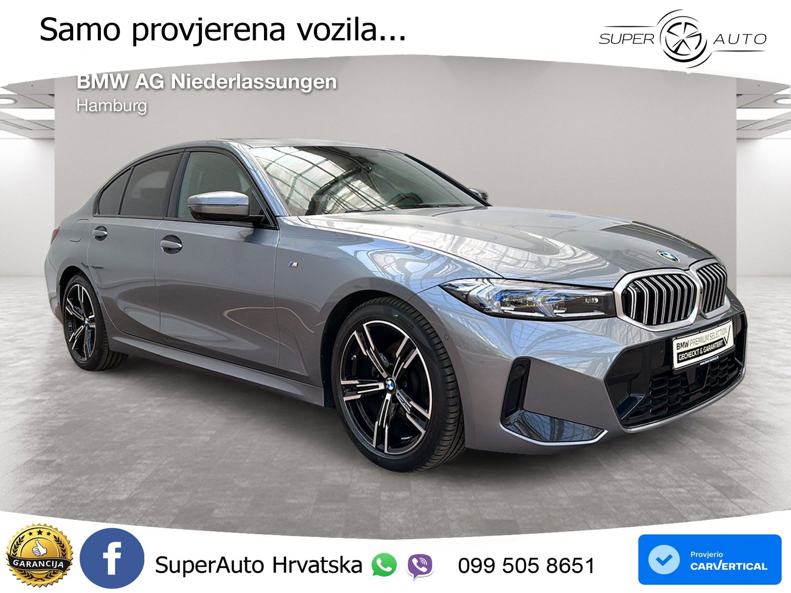 BMW 320d (190 KS) Steptronic M Sport LED+GR SJED+ACC