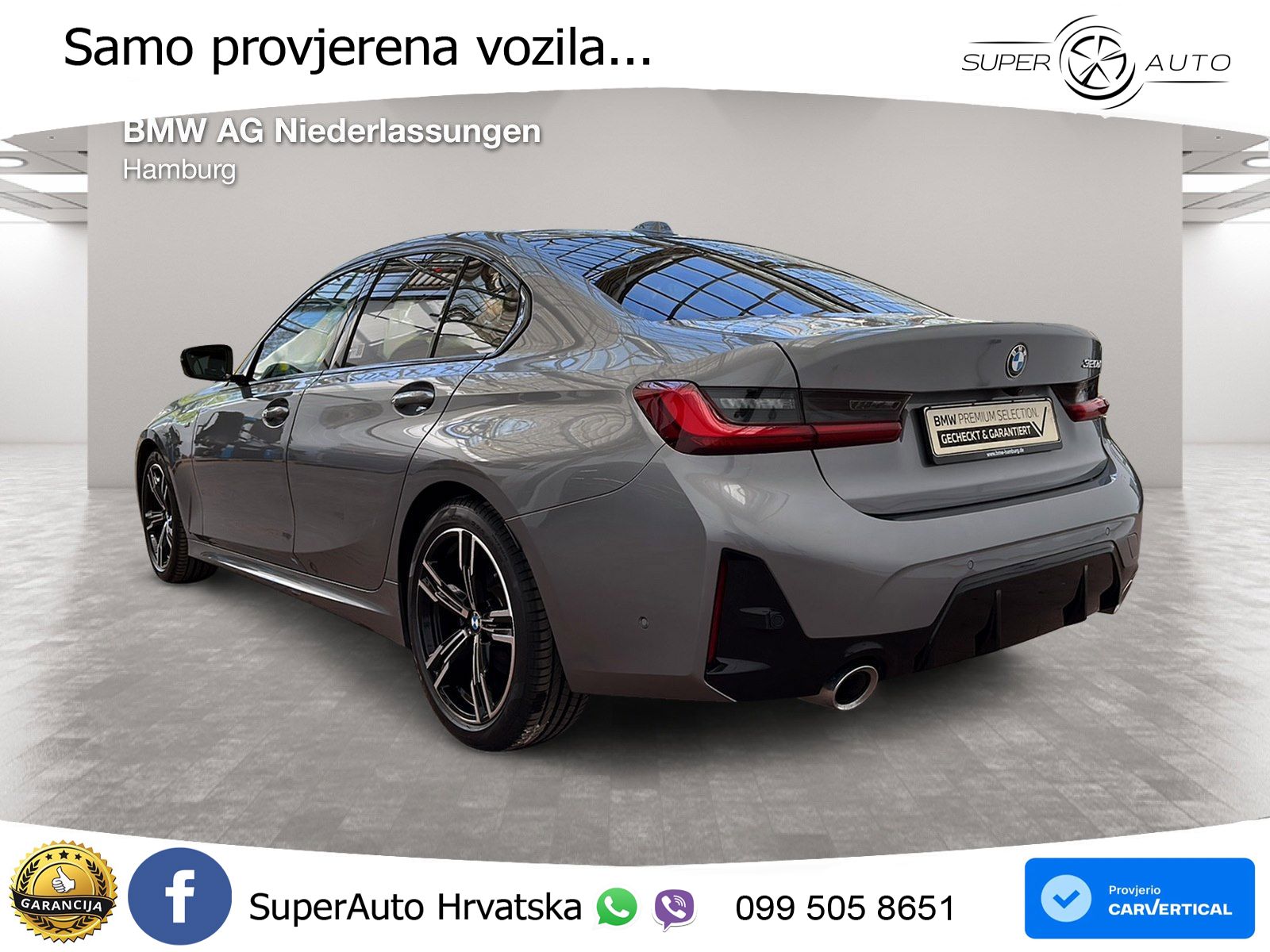 BMW 320d (190 KS) Steptronic M Sport LED+GR SJED+ACC