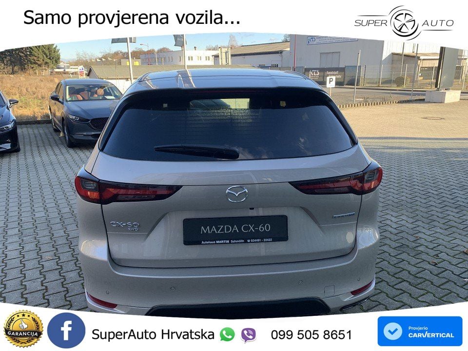 Mazda CX-60 2.5 e-Skyactiv (328 KS) AWD Automatic MATRIX+GR SJED+KAM
