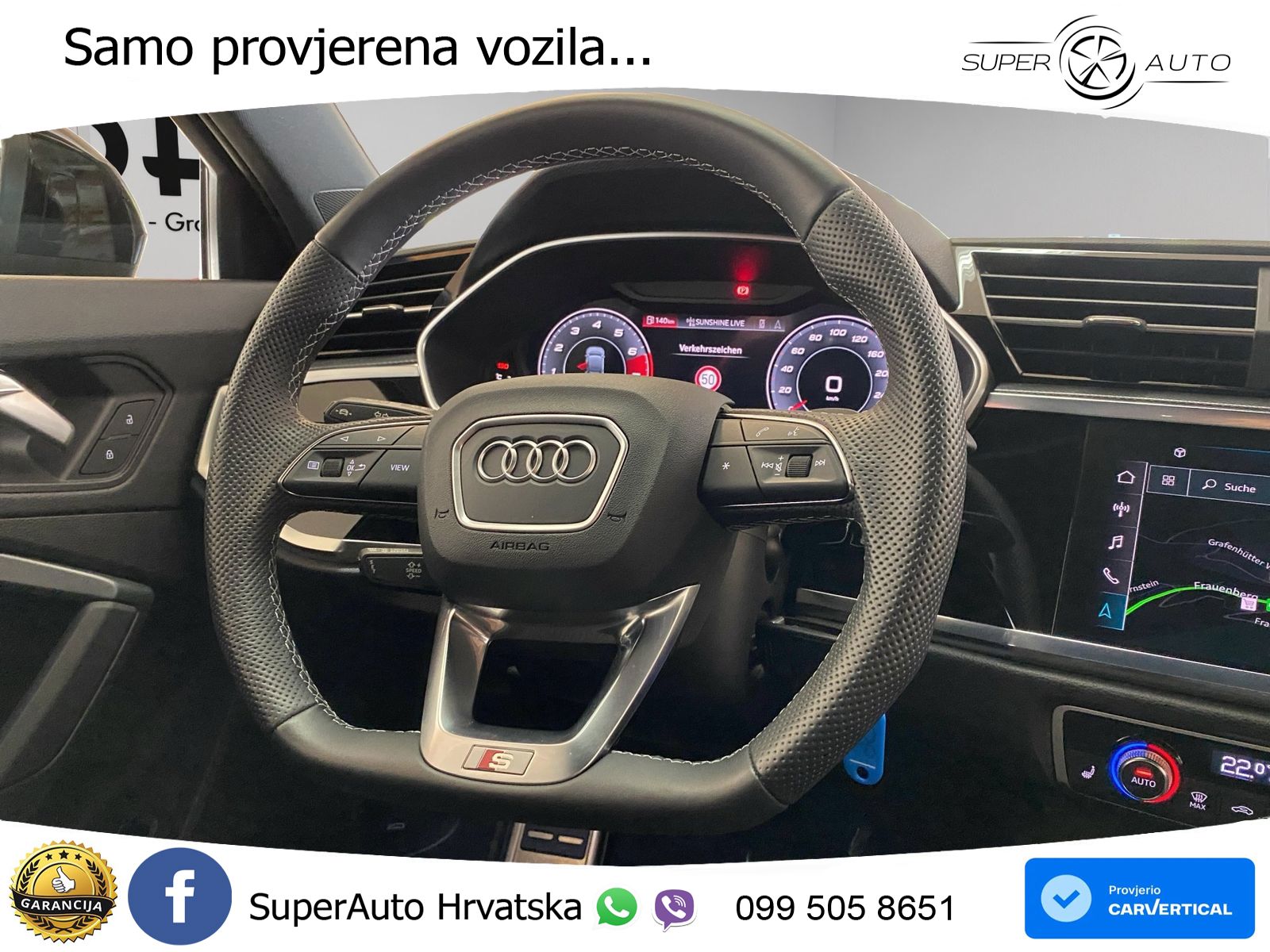 Audi Q3 II Sportback 40 TFSI (190 KS) quattro S tronic S line MATRIX+GR SJED+KAM