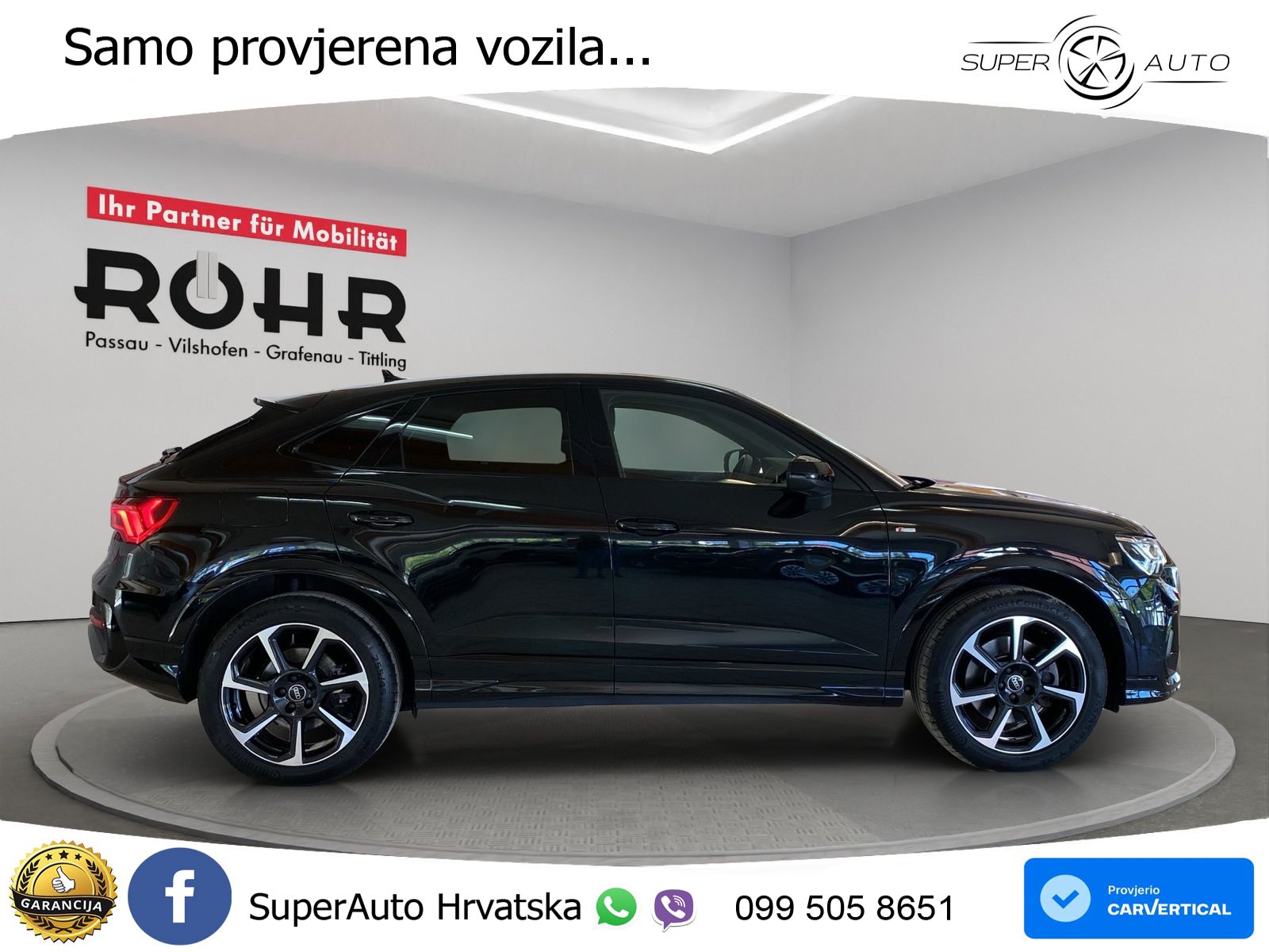 Audi Q3 II Sportback 40 TFSI (190 KS) quattro S tronic S line MATRIX+GR SJED+KAM