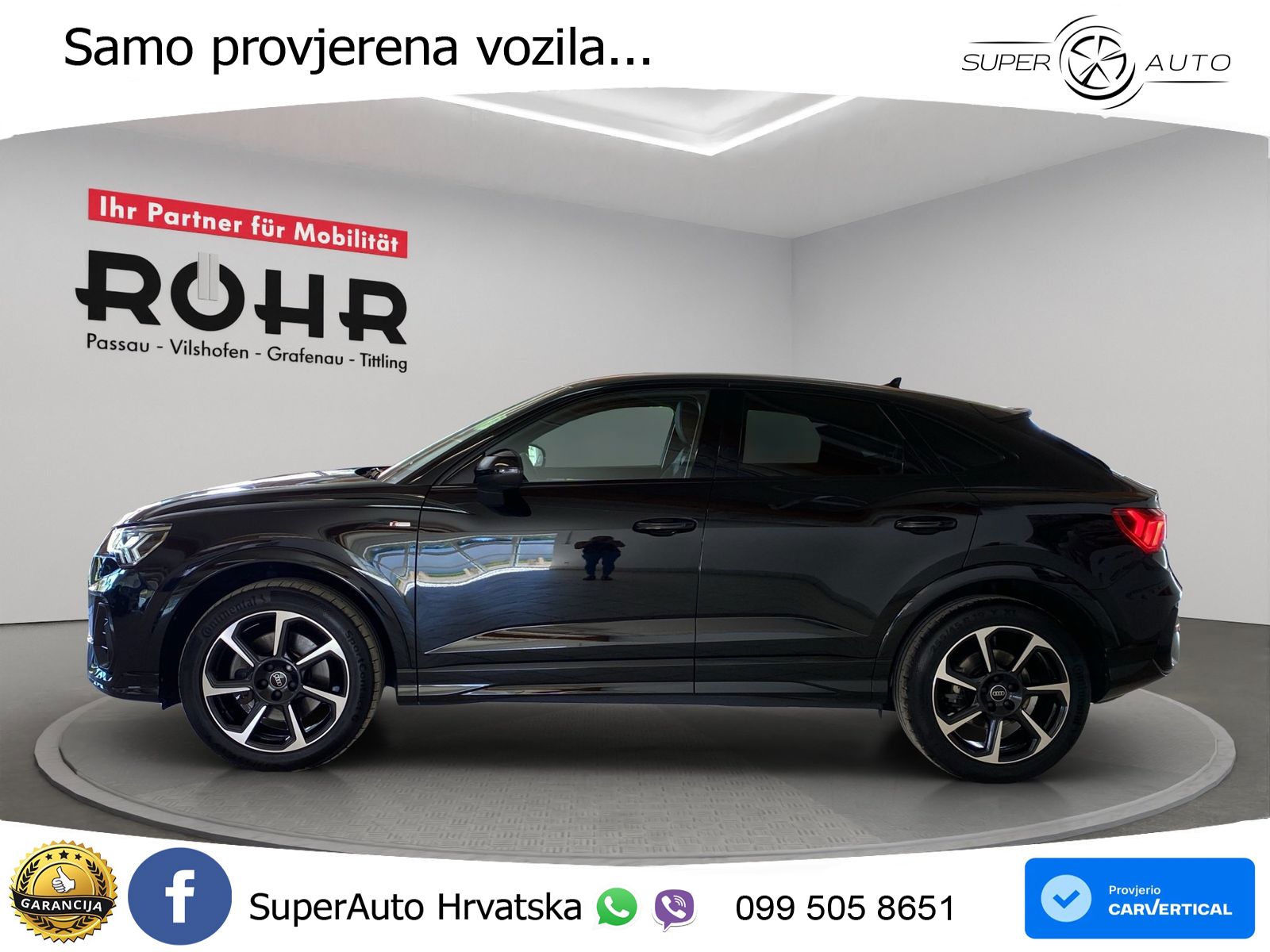 Audi Q3 II Sportback 40 TFSI (190 KS) quattro S tronic S line MATRIX+GR SJED+KAM