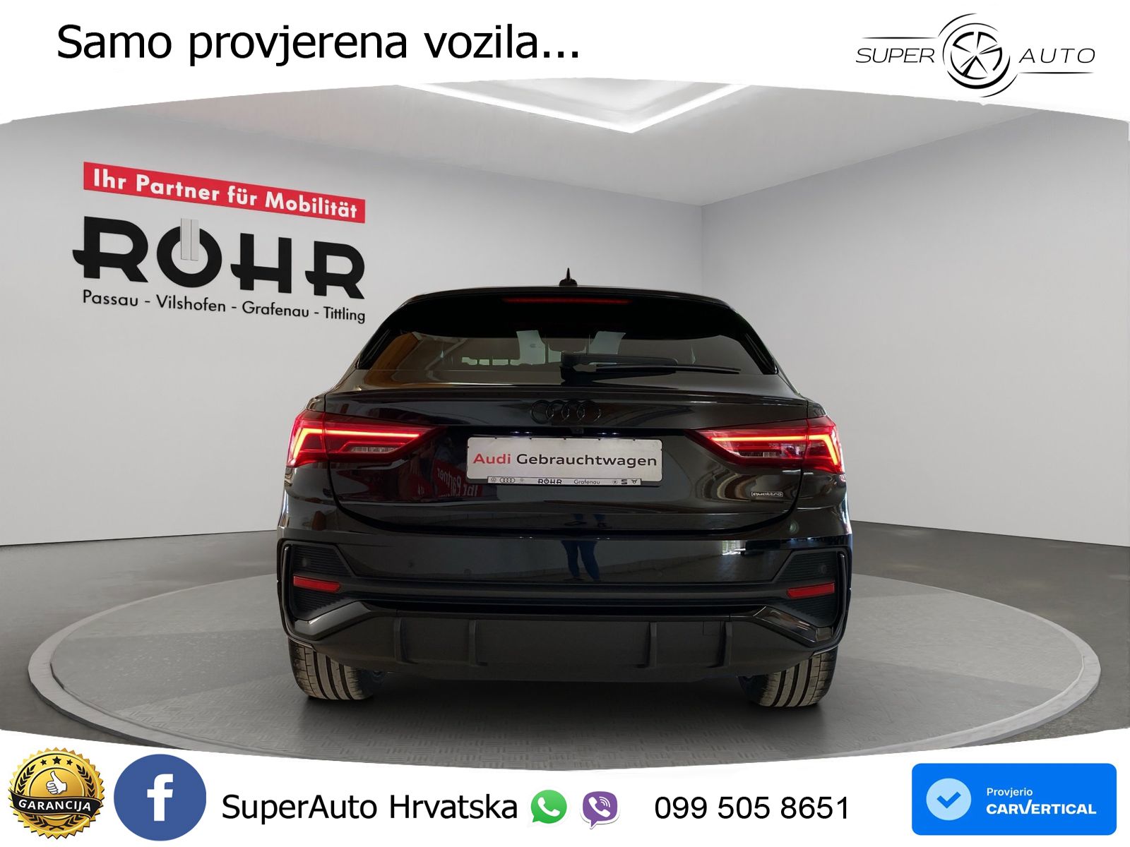 Audi Q3 II Sportback 40 TFSI (190 KS) quattro S tronic S line MATRIX+GR SJED+KAM