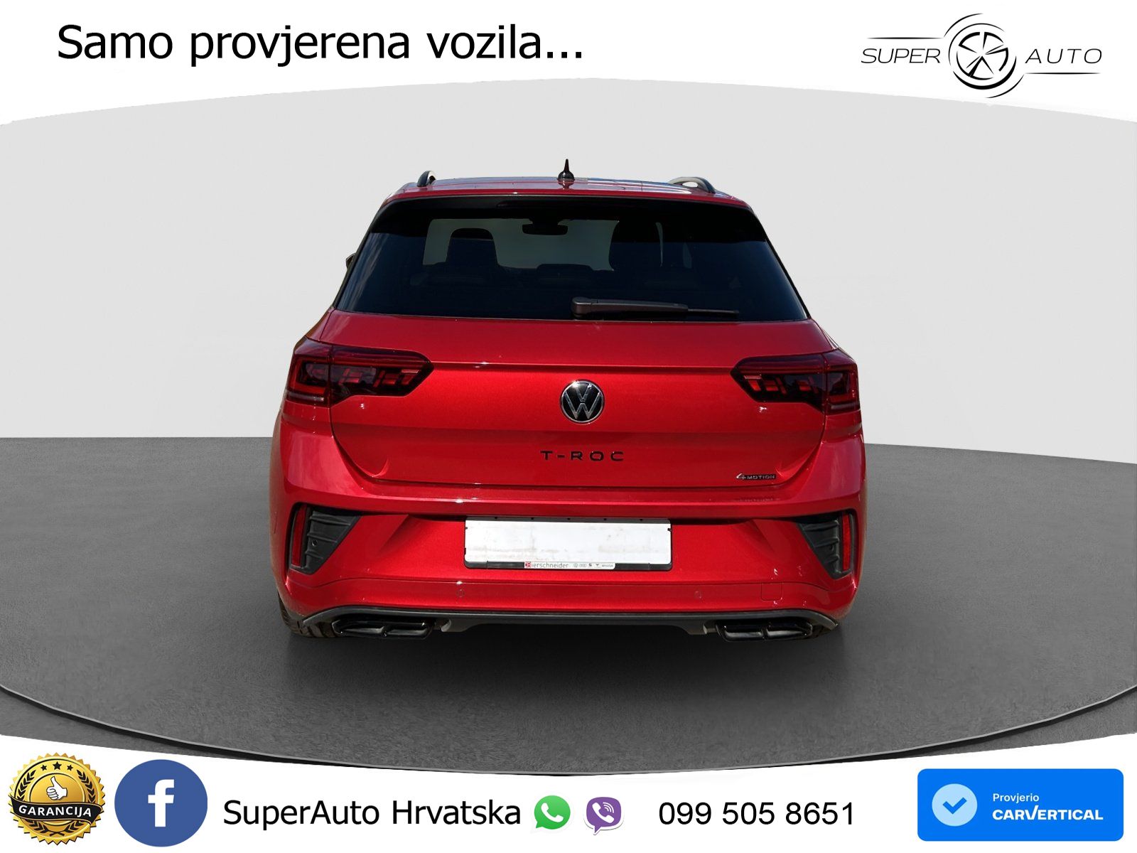 Volkswagen T-Roc I 2.0 TSI (190 KS) 4M DSG LED+GR SJED+ACC