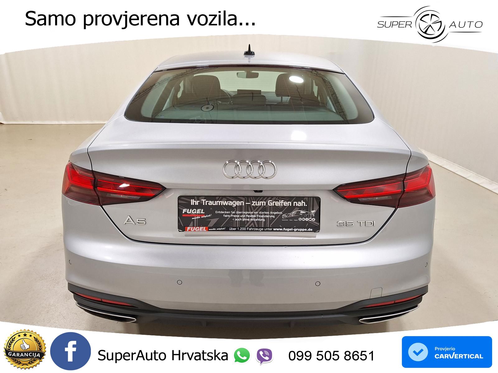 Audi A5 Sportback 35 TDI (163 KS) S tronic LED+GR SJED+ACC