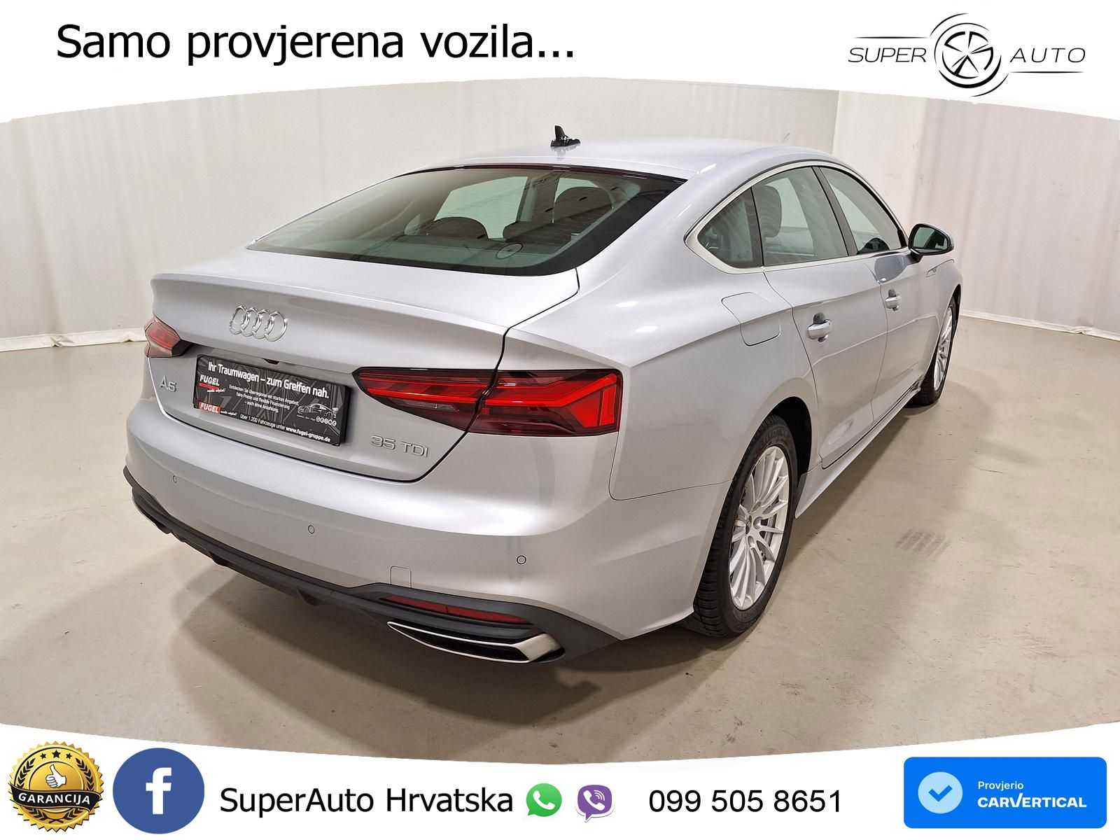 Audi A5 Sportback 35 TDI (163 KS) S tronic LED+GR SJED+ACC