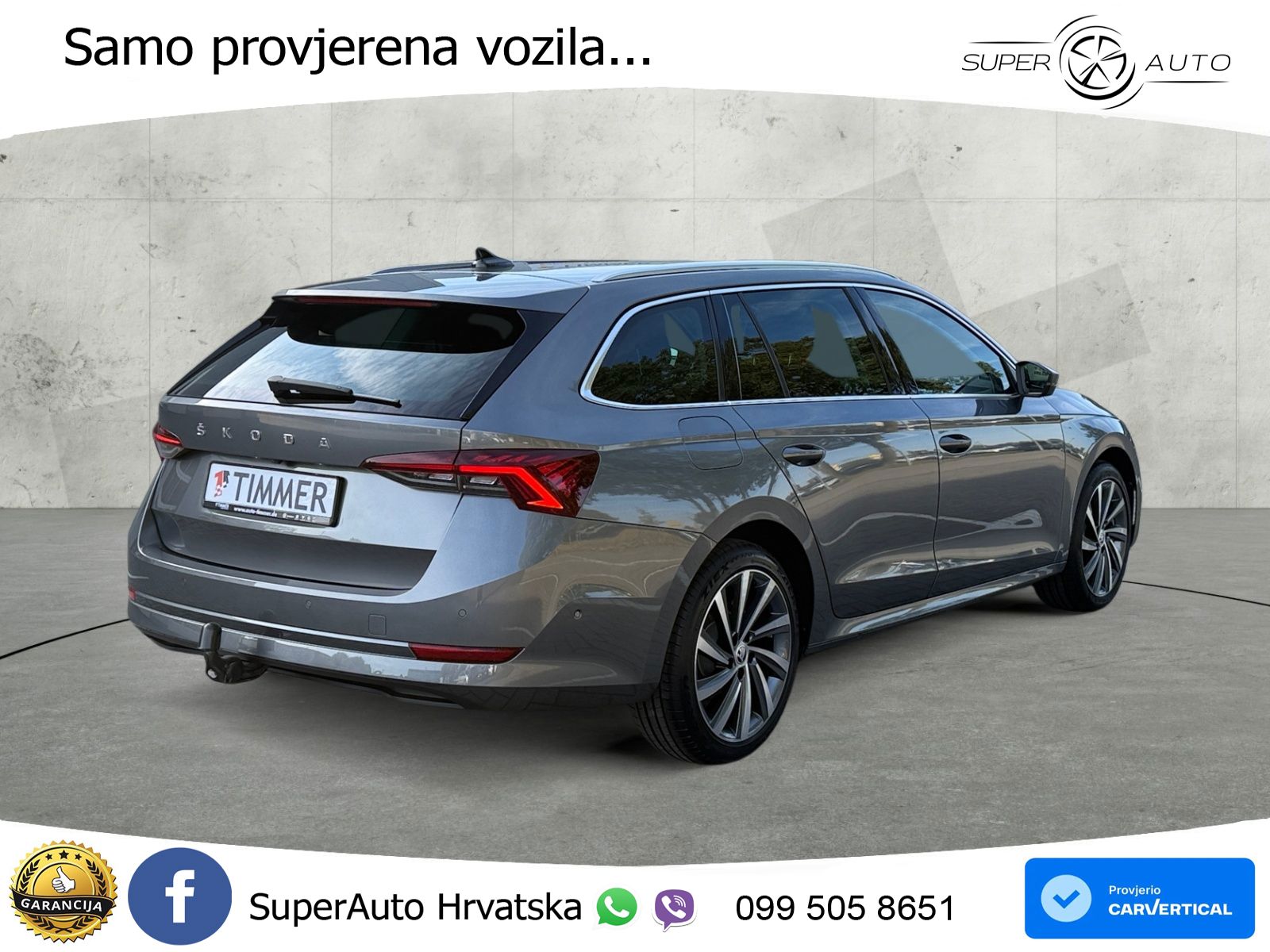 Škoda Octavia Combi 2.0 TDI (150 KS) DSG LED+GR SJED+ACC