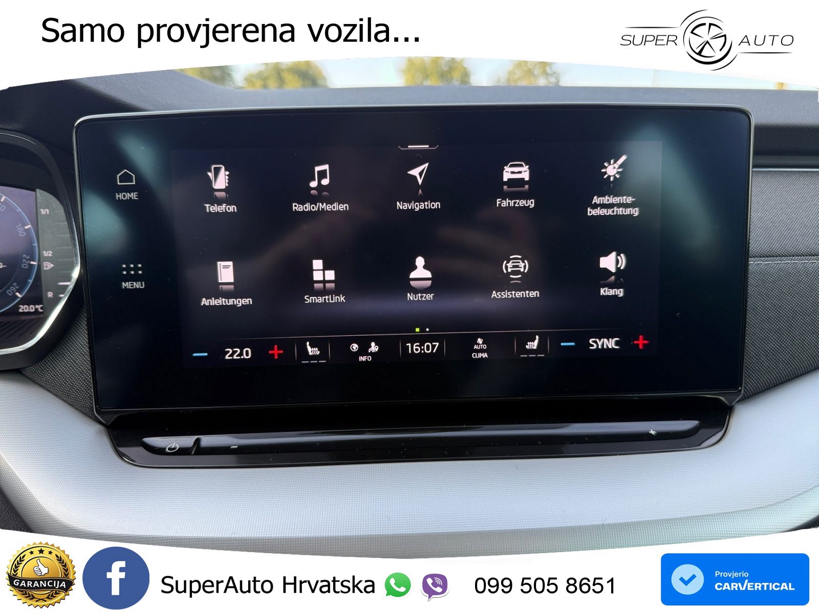 Škoda Octavia Combi 2.0 TDI (150 KS) DSG LED+GR SJED+ACC
