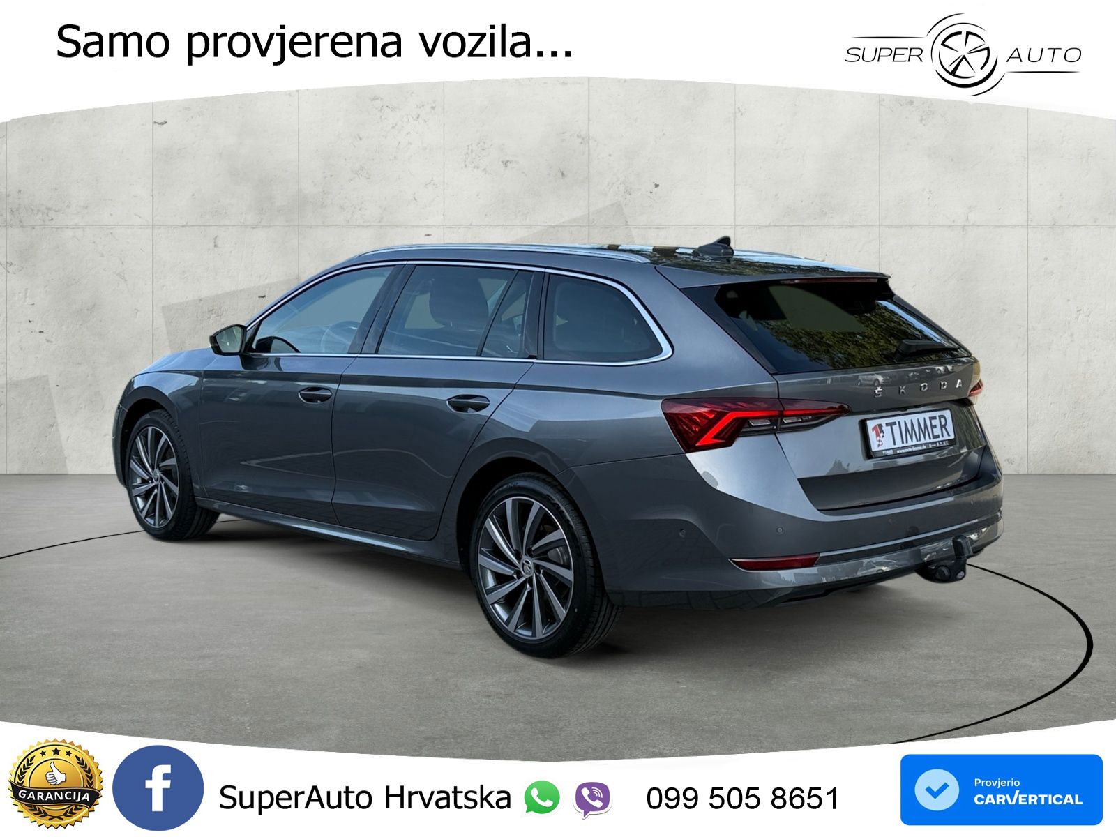 Škoda Octavia Combi 2.0 TDI (150 KS) DSG LED+GR SJED+ACC