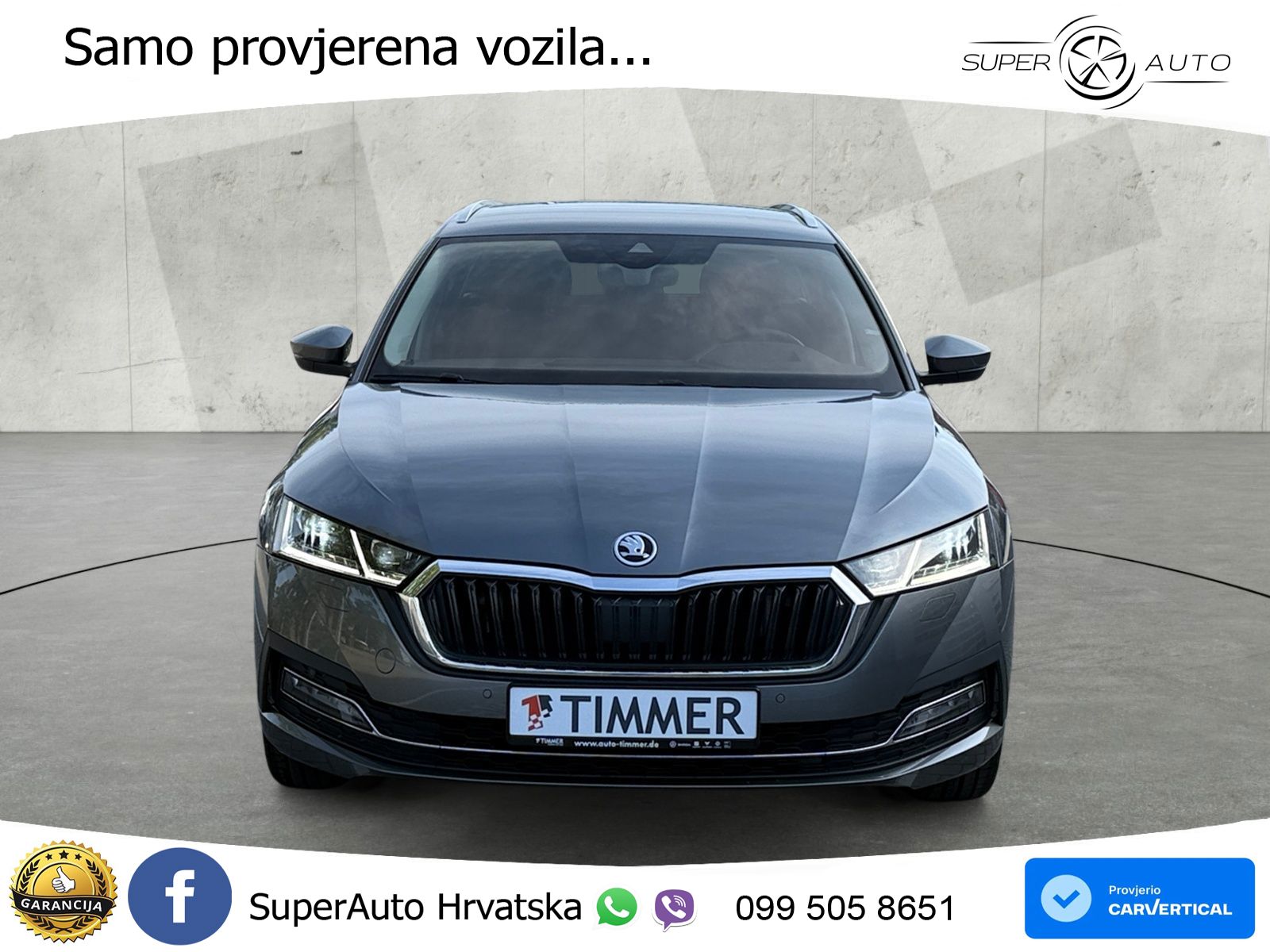 Škoda Octavia Combi 2.0 TDI (150 KS) DSG LED+GR SJED+ACC
