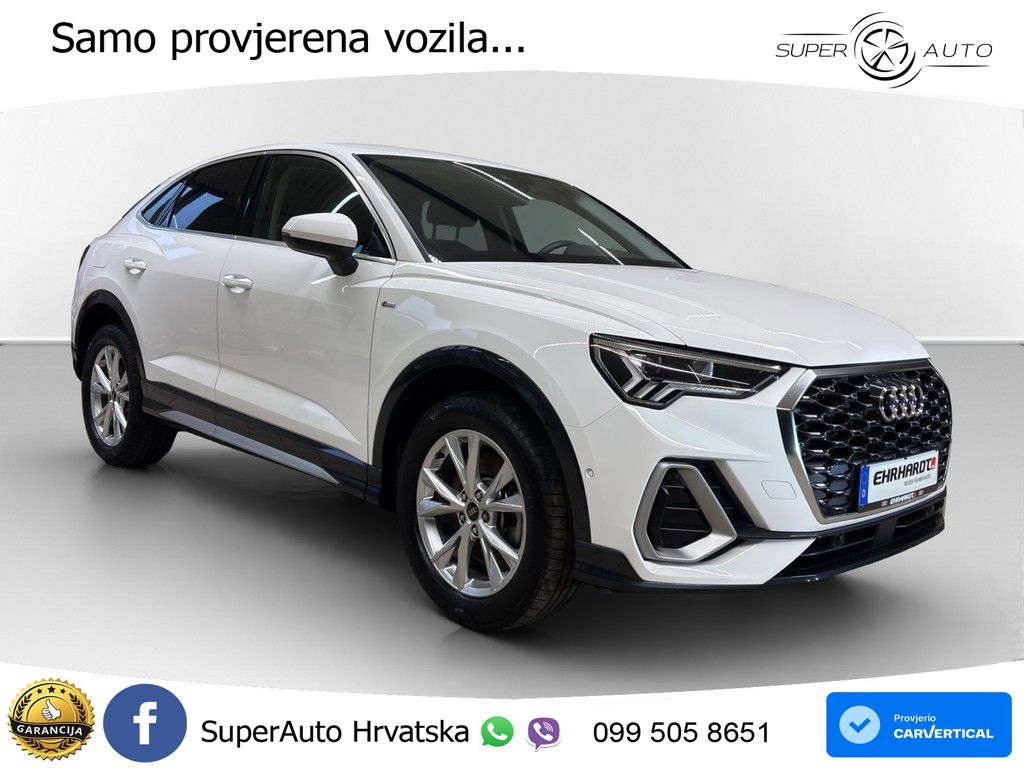 Audi Q3 Sportback 45 TFSIe (245 KS) S tronic S line LED+GR SJED+ACC