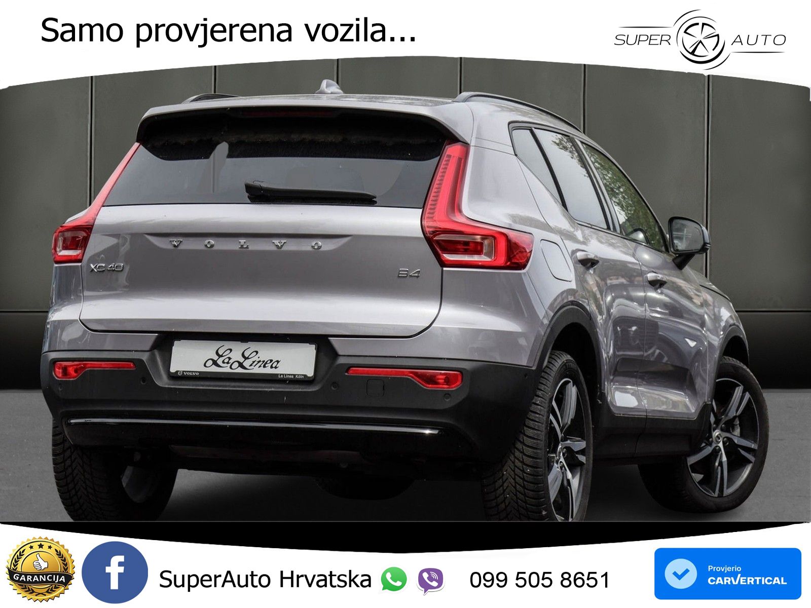 Volvo XC40 2.0 B4 197 KS Automatic LED+GR SJED+ACC