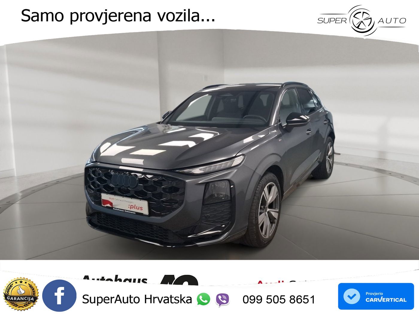 Audi Q3 2.0 TDI (150 KS) S tronic S line MATRIX+GR SJED+KAM
