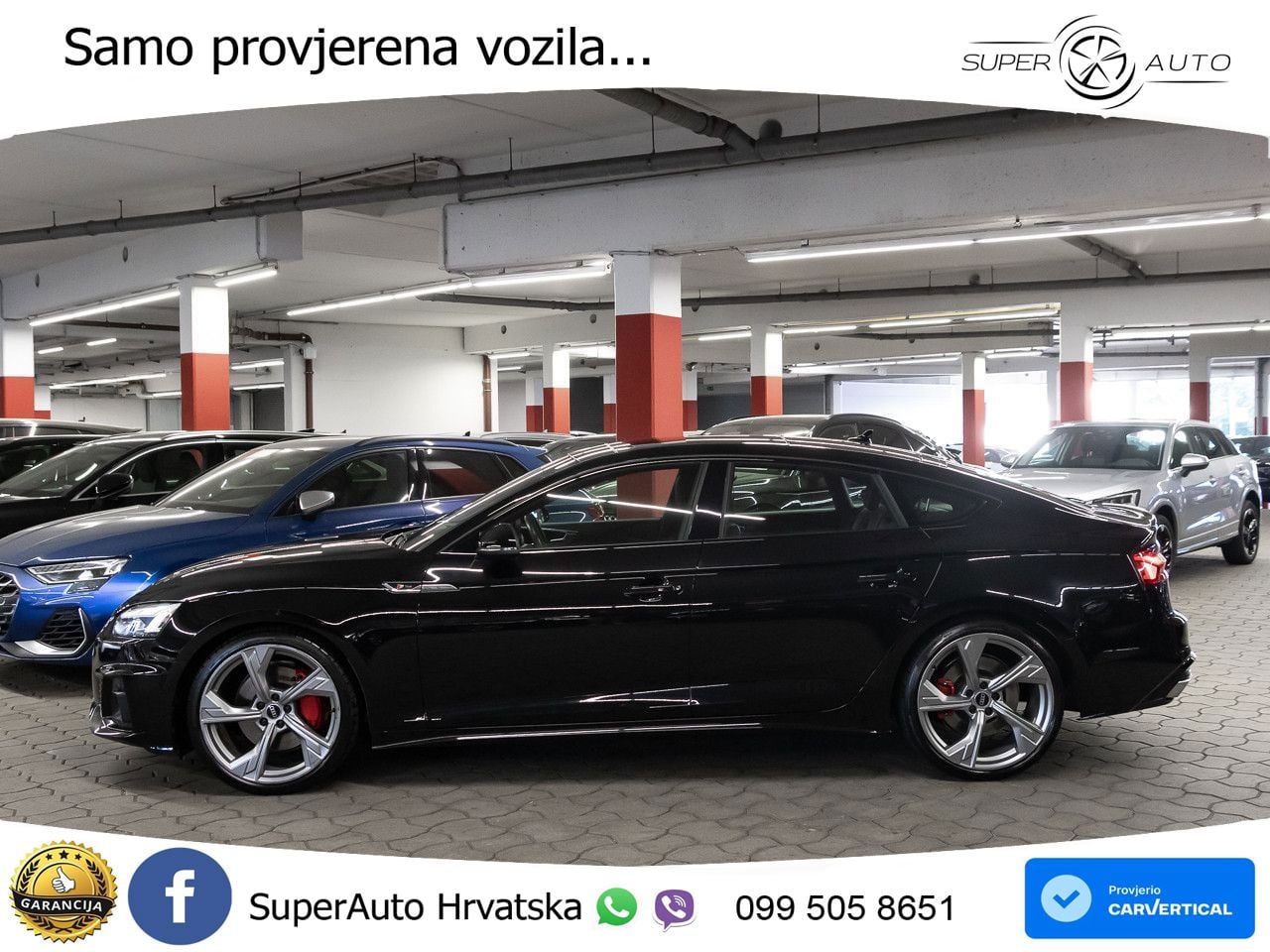 Audi A5 Sportback 45 TFSI (265 KS) quattro S tronic S line MATRIX+GR SJED+KAM
