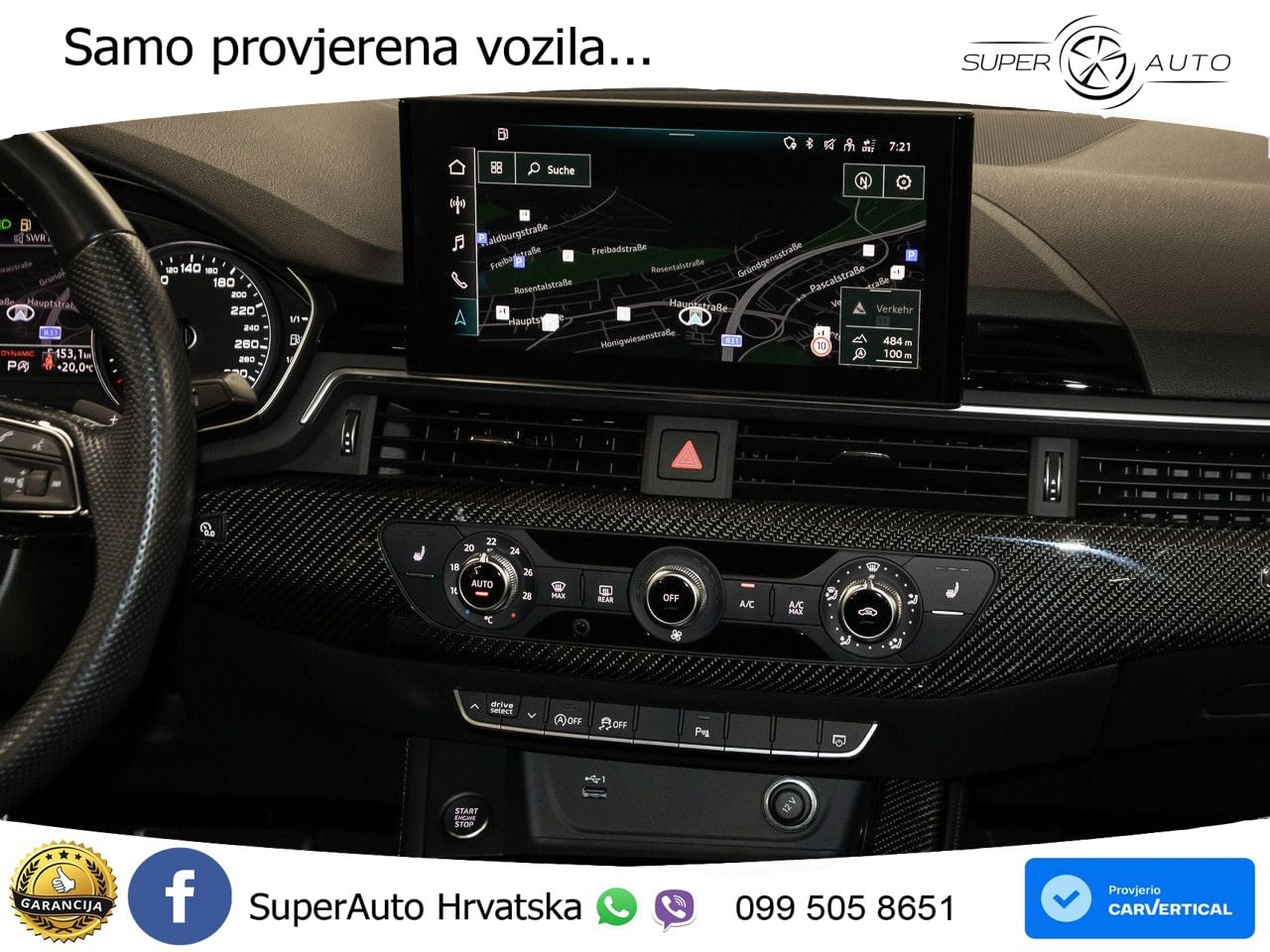 Audi A5 Sportback 45 TFSI (265 KS) quattro S tronic S line MATRIX+GR SJED+KAM