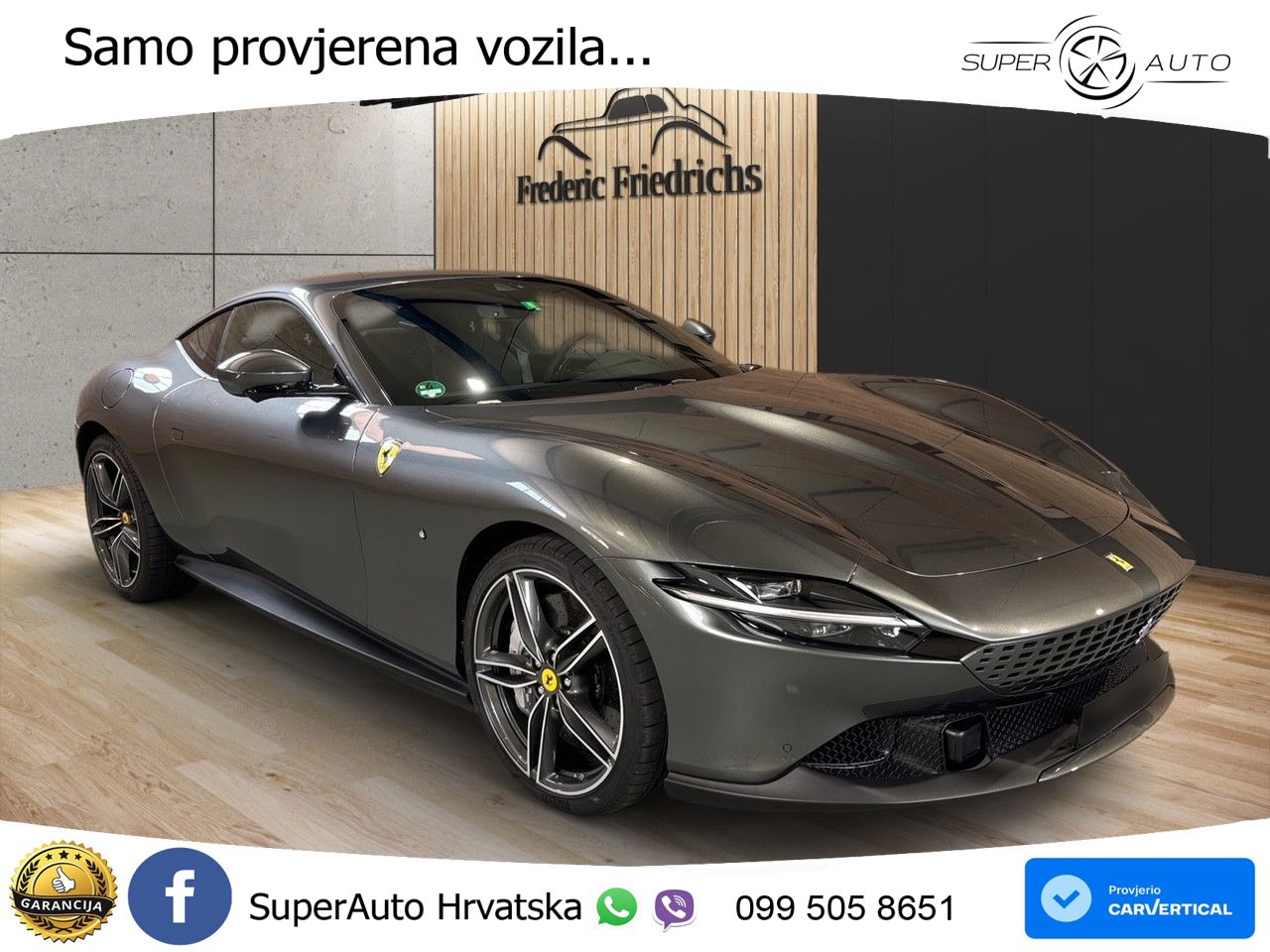 Ferrari Roma Spider 3.9 V8 (620 KS) F1 DCT LED+GR SJED+ACC