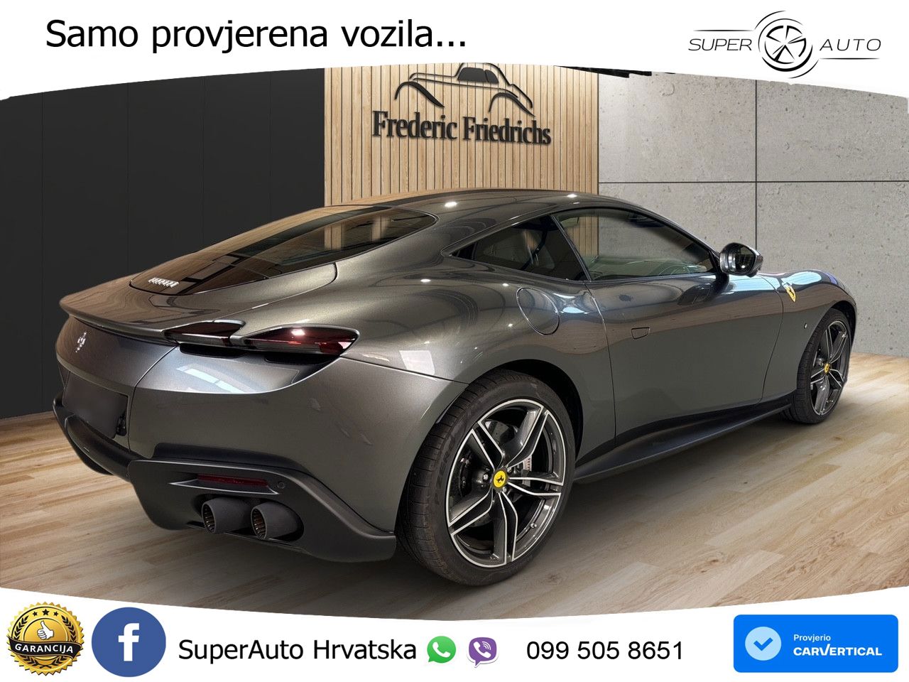 Ferrari Roma Spider 3.9 V8 (620 KS) F1 DCT LED+GR SJED+ACC